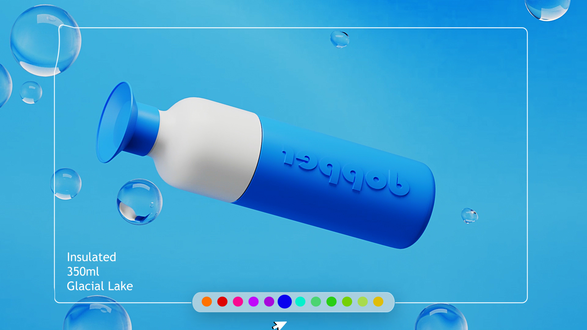 c4d，Product animation，octane，Water cup，