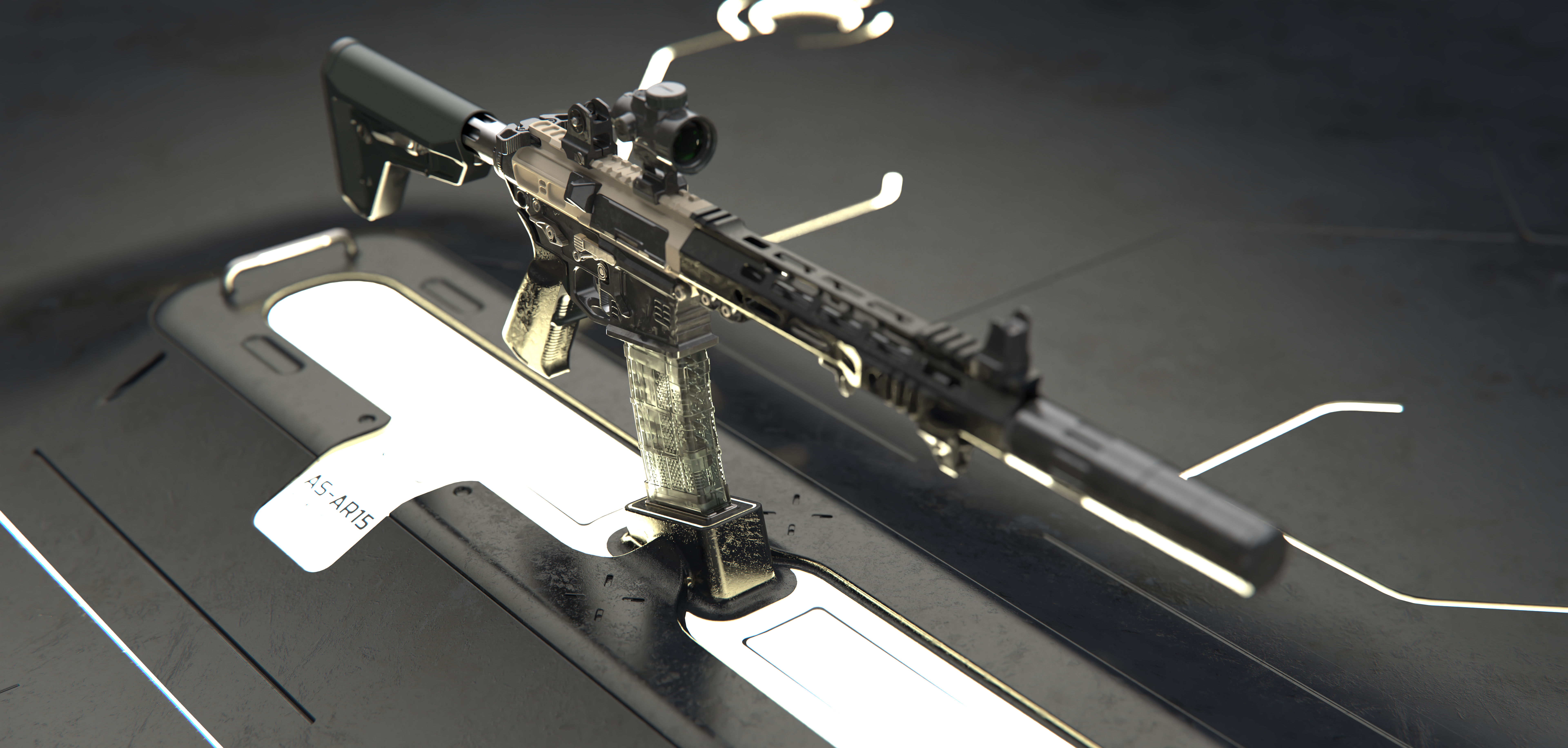 Assault rifle，firearms，arms，sporting facilities，