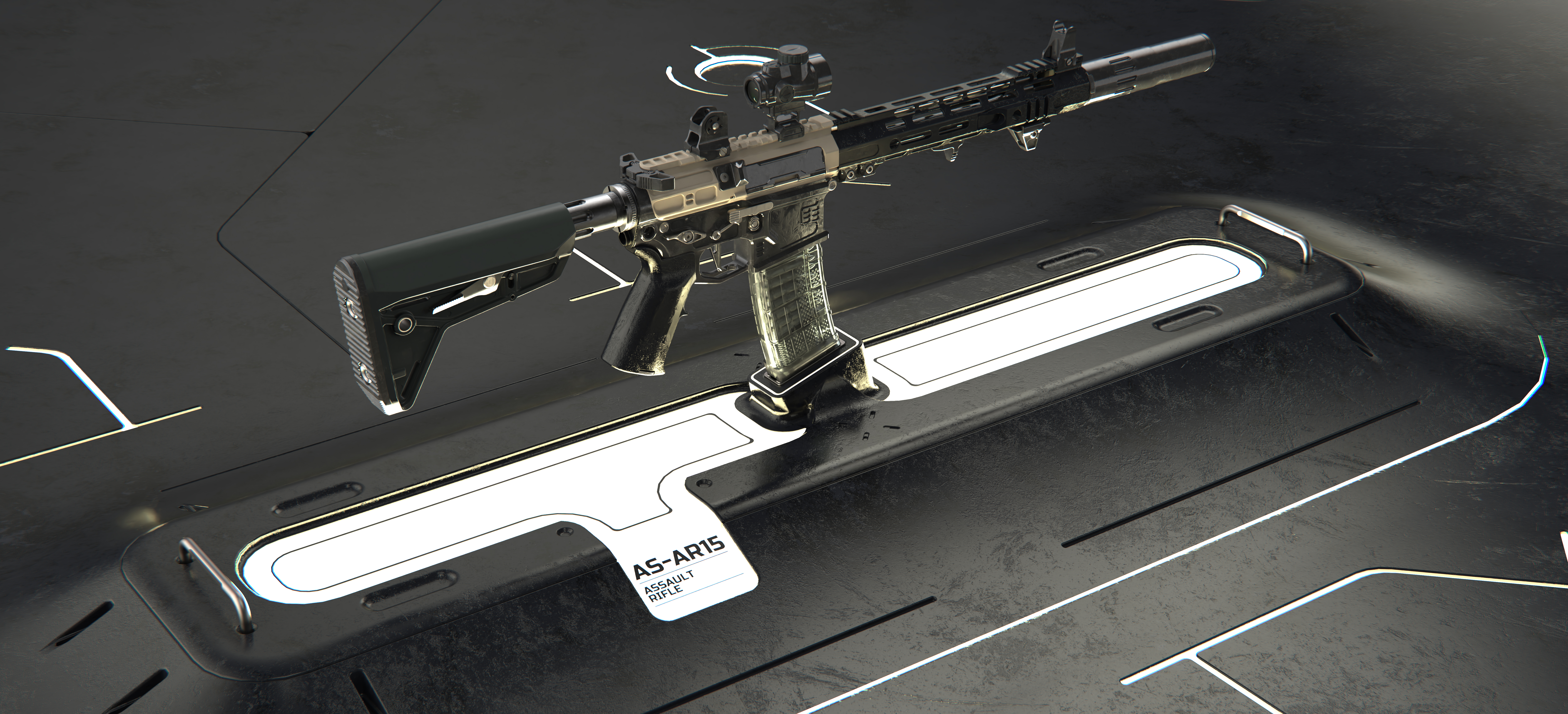 Assault rifle，firearms，arms，sporting facilities，