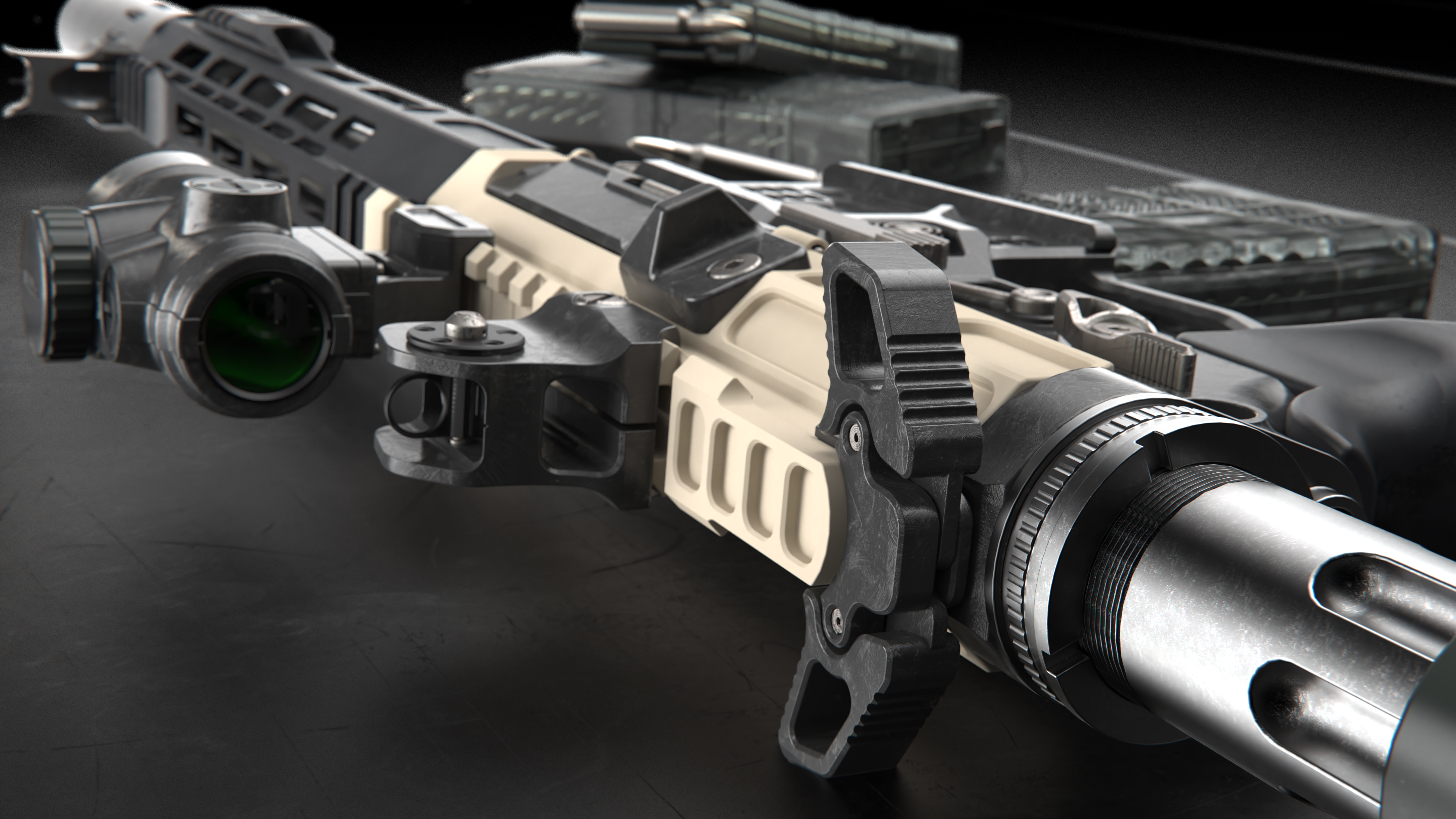 Assault rifle，firearms，arms，sporting facilities，