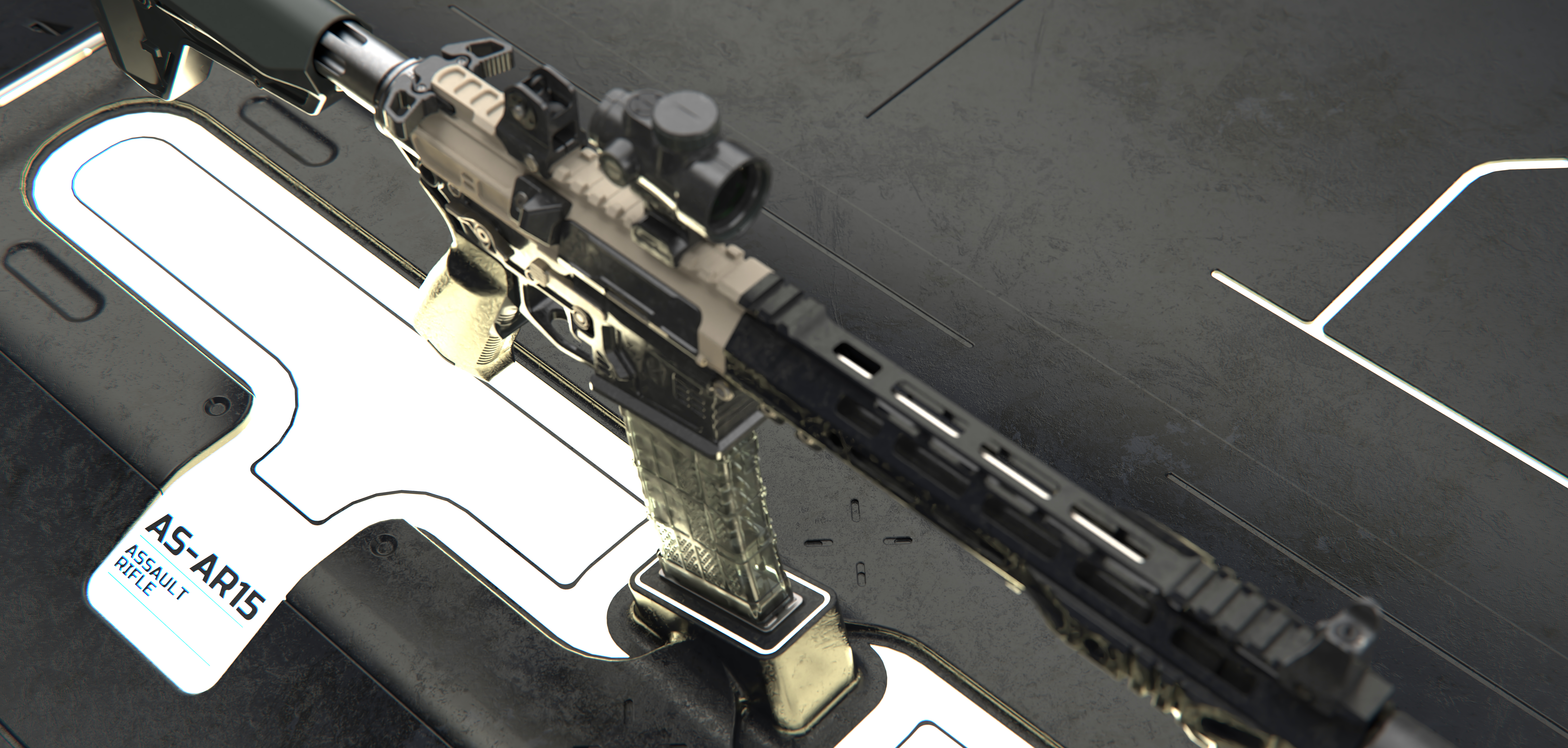 Assault rifle，firearms，arms，sporting facilities，