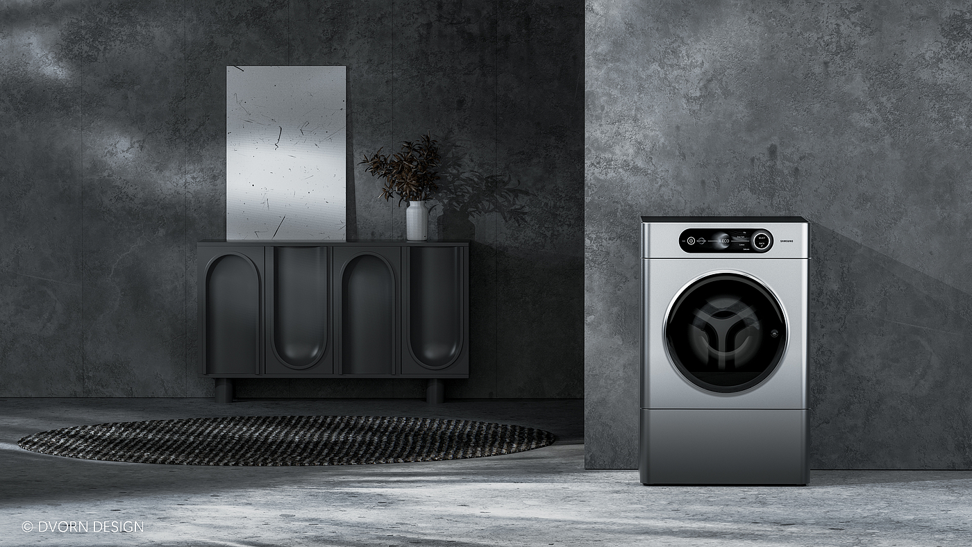 Washing machine，conceptual design，household electrical appliances，