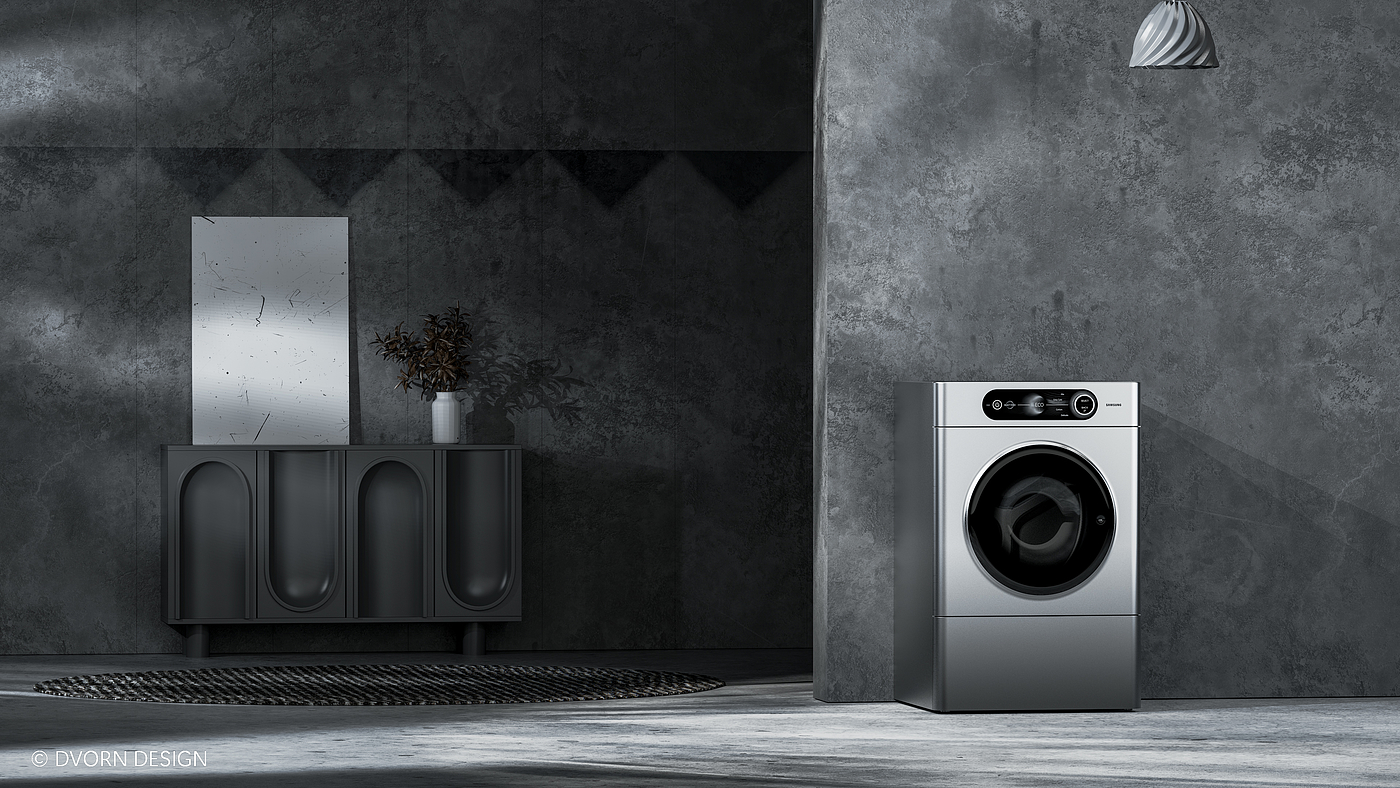 Washing machine，conceptual design，household electrical appliances，