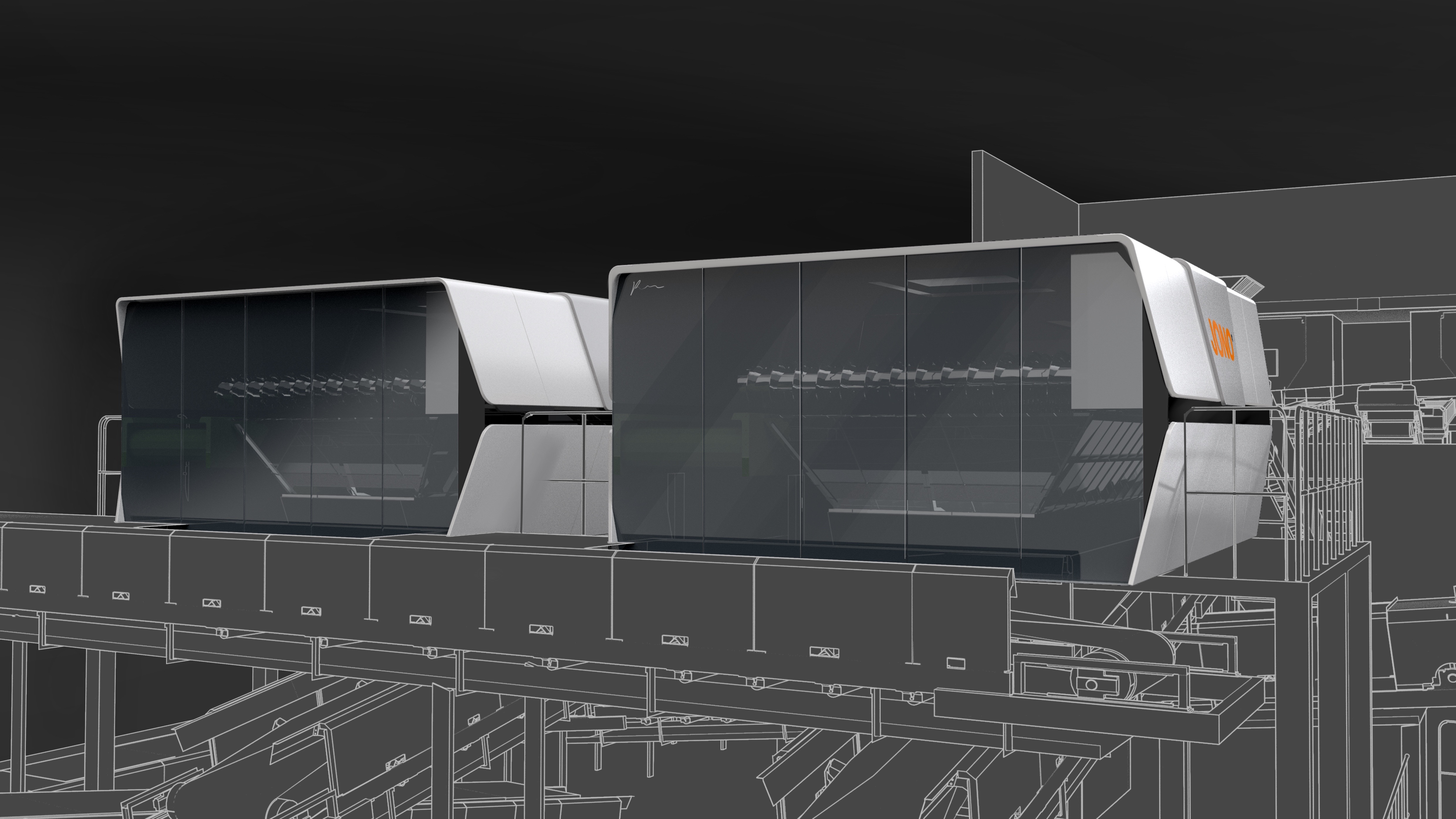 Sheet metal equipment，garbage collection，Mecha Style，Coating design，