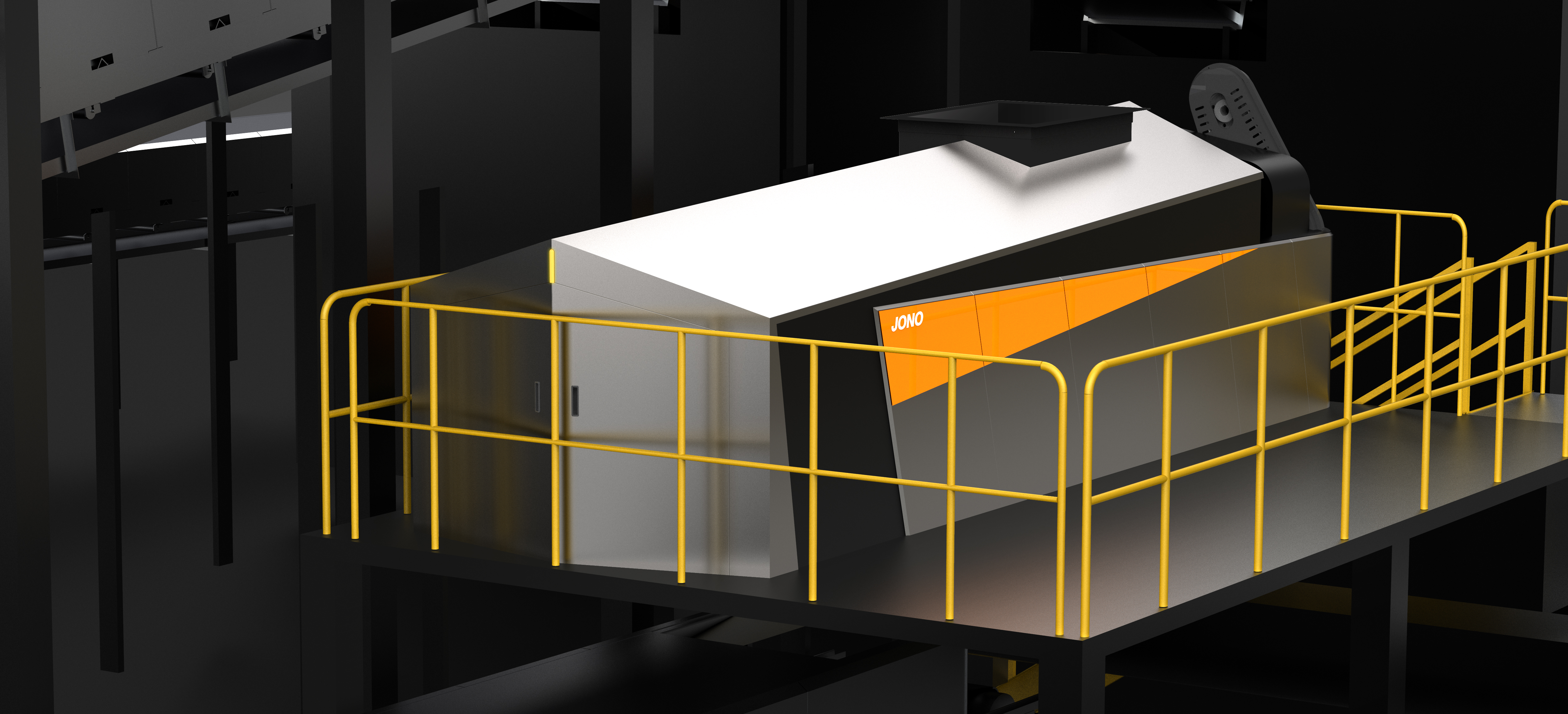 Sheet metal equipment，garbage collection，Mecha Style，Coating design，