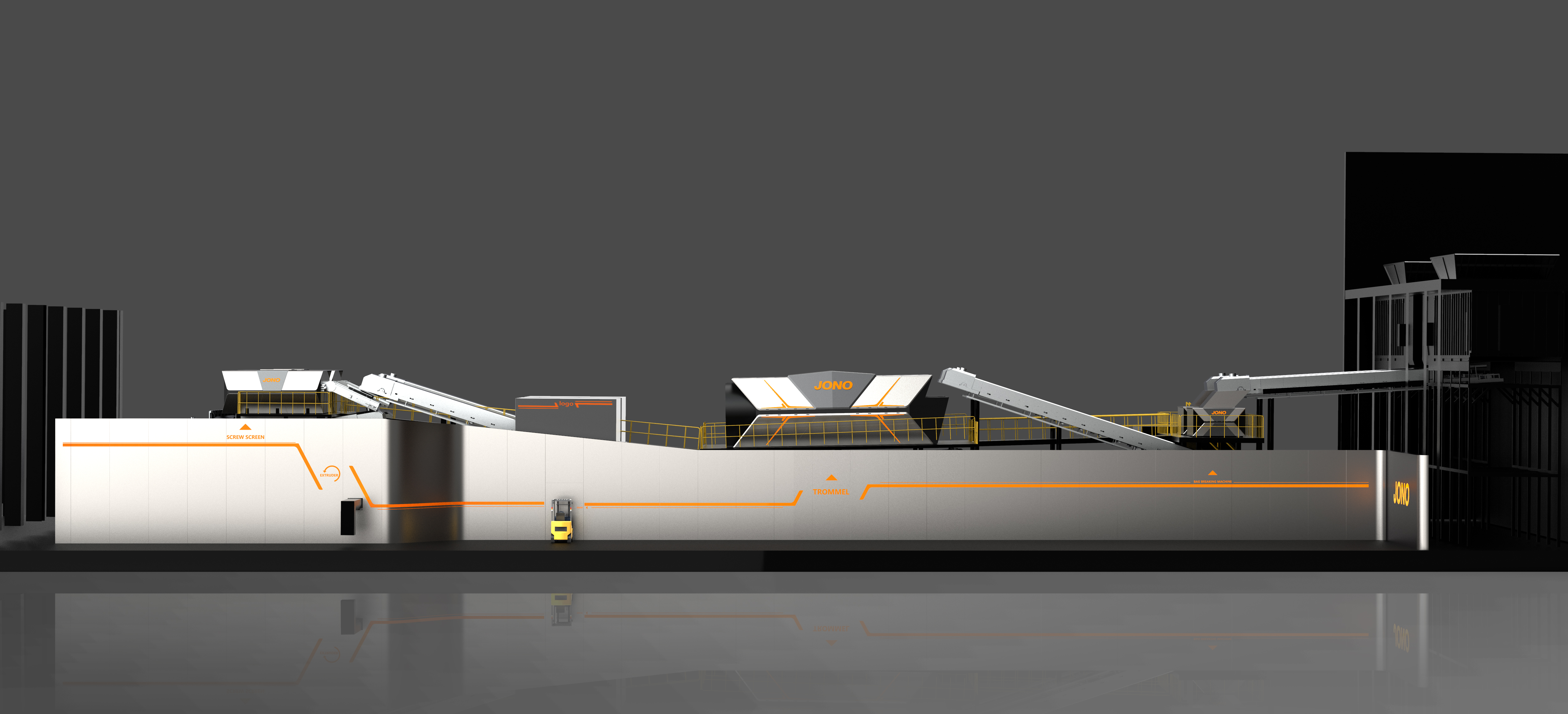 Sheet metal equipment，garbage collection，Mecha Style，Coating design，