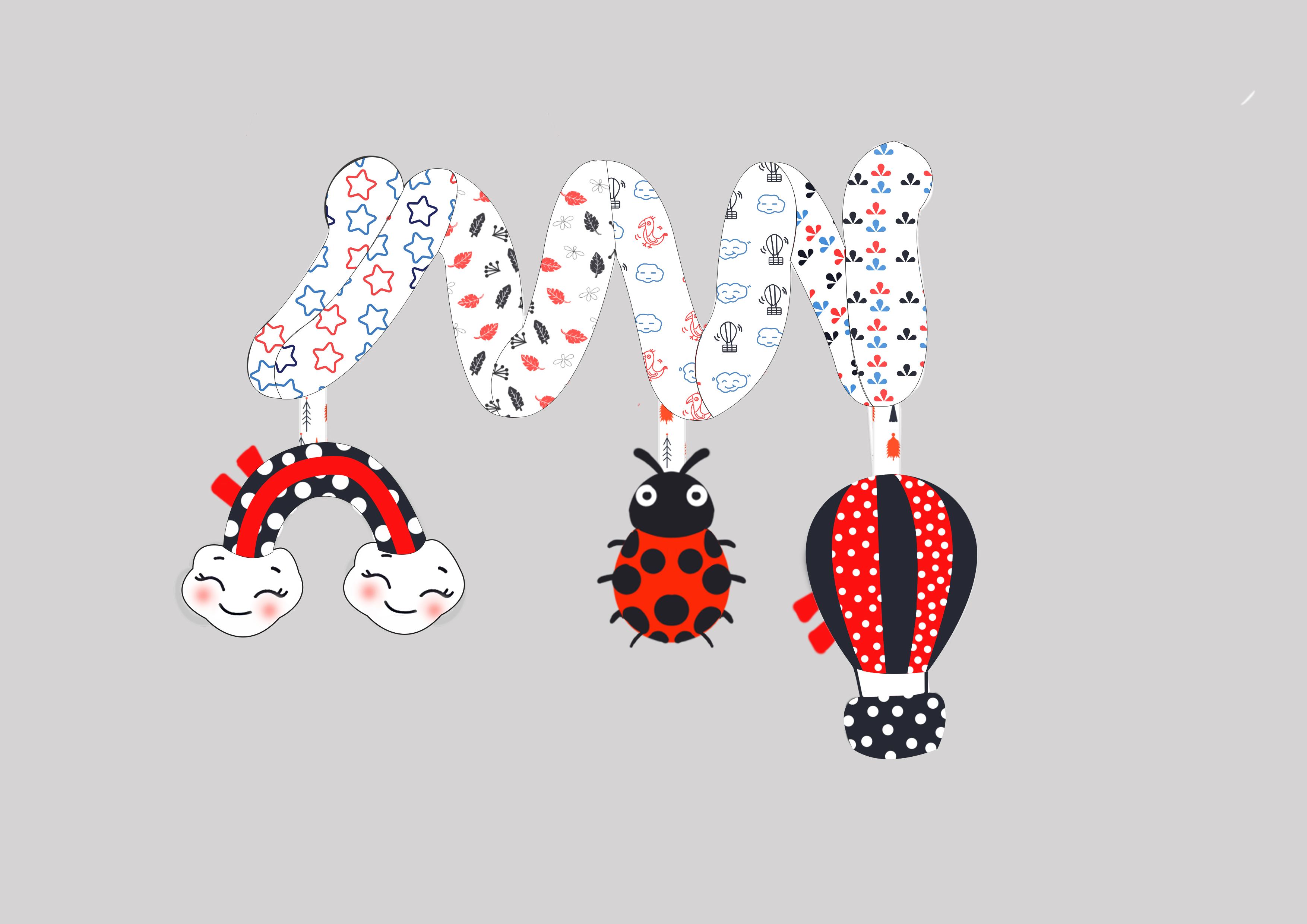 Baby bedside pendant，Plush toys，plush doll，