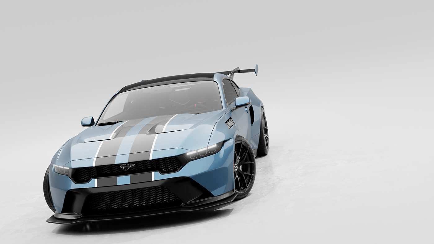 Ford，Sports car，visualization，