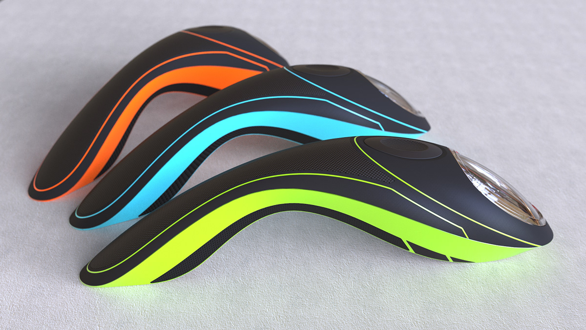 Ergonomics，Bionics Design ，Nautilus flashlight，