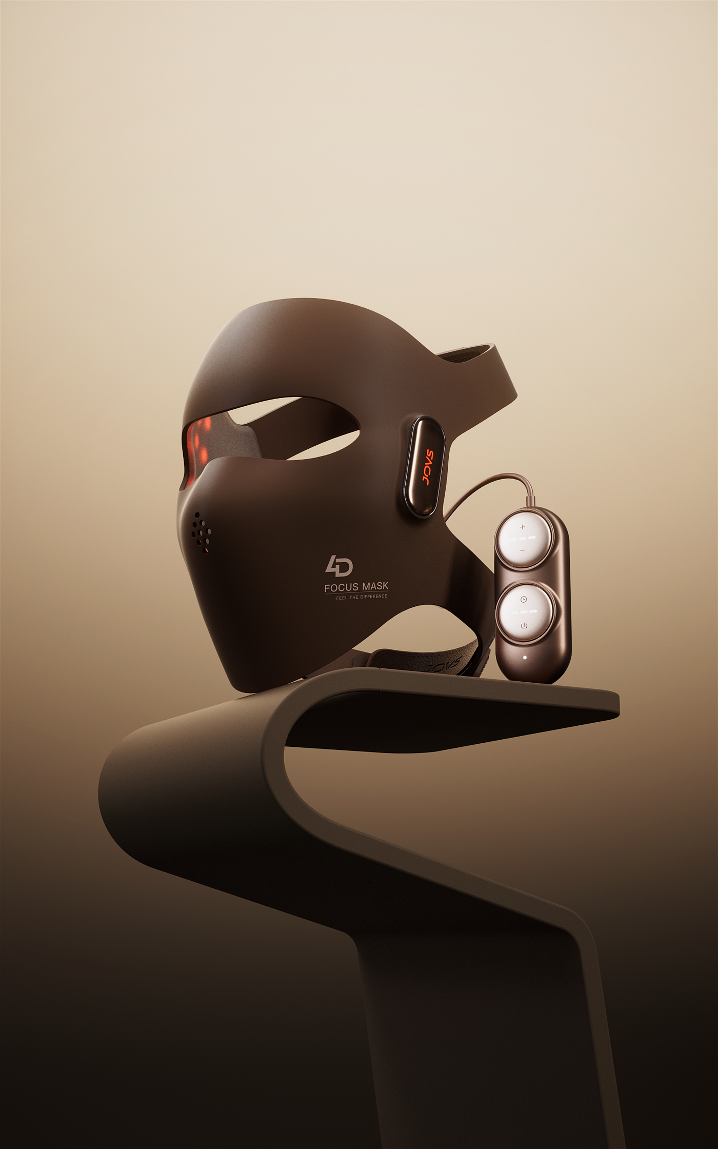 c4d，octane，Beauty makeup，Gehu，face shield，Product rendering，