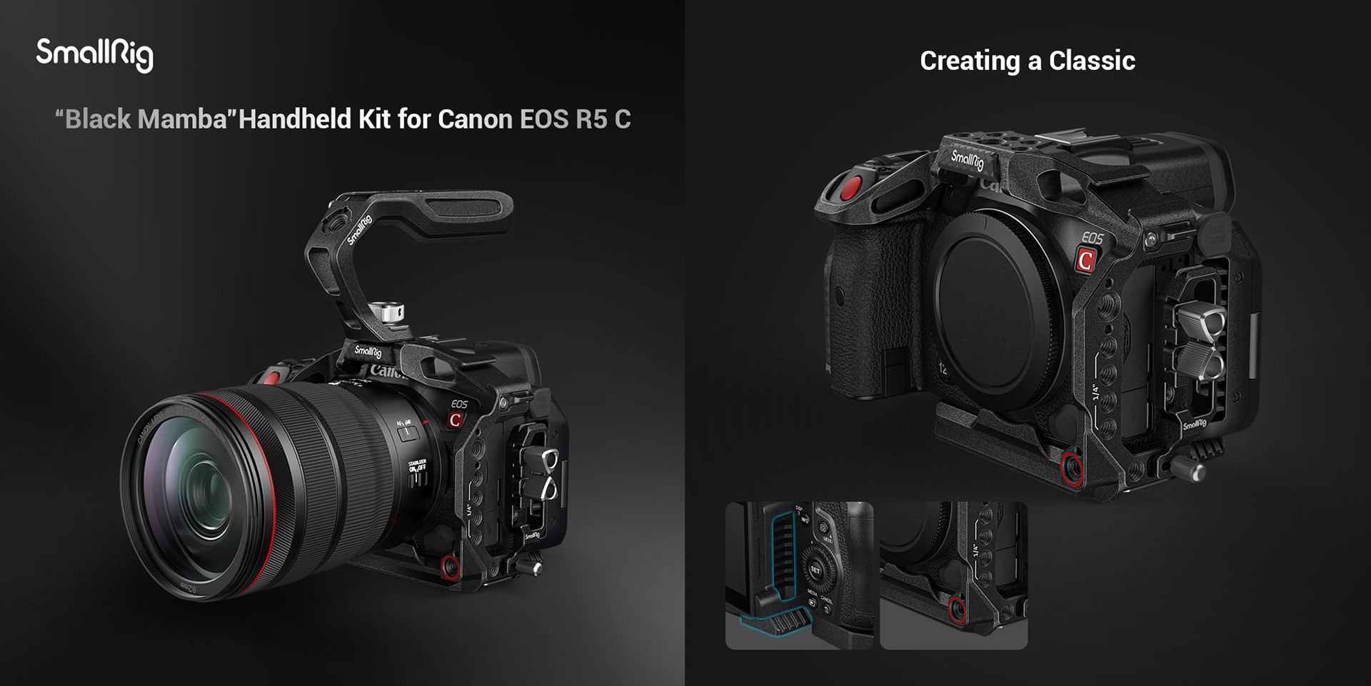 Rabbit Cage Camera，Canon Canon，SLR camera，Black Mamba，Black Mamba，narrow，Canon E0S R5C/R6，