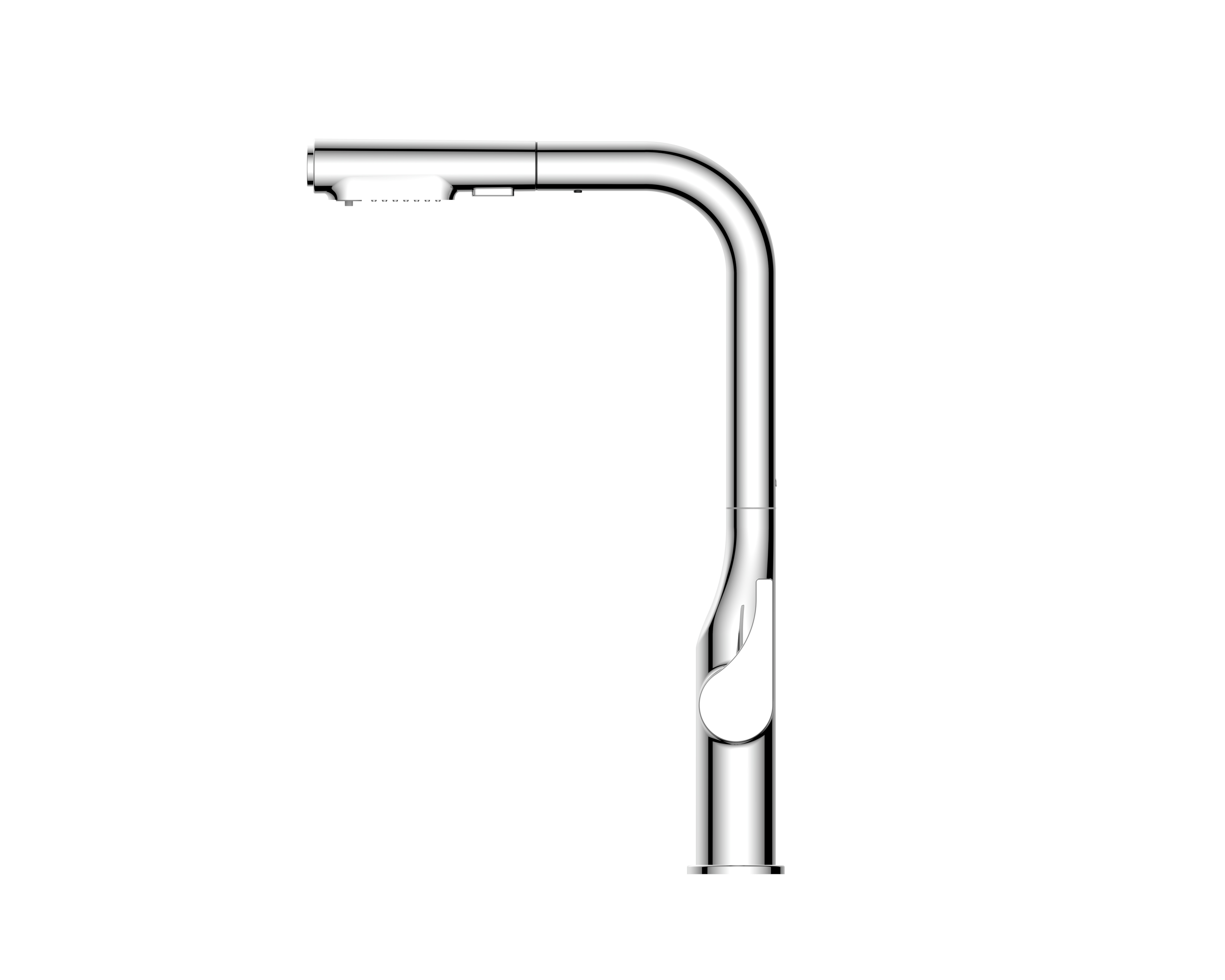 concise，Water purification mixed water double function pull style，