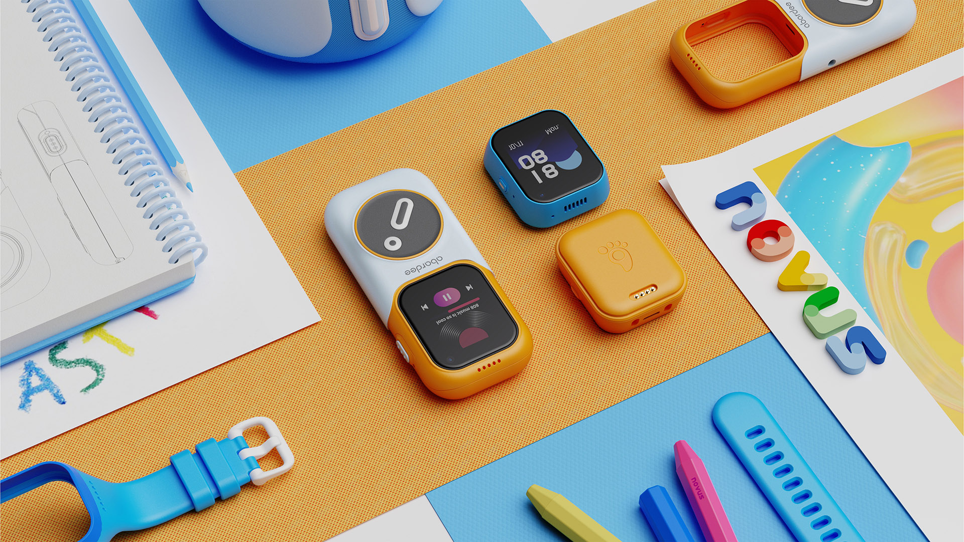 Children's smart wear，Children's Watch，Children's mobile phone，Desktop robot，Child Location Communicator，Modular design，