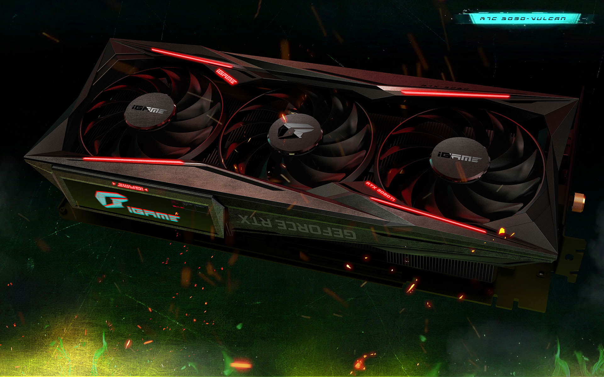 NVIDIA，3090，Seven Rainbows Vulcan，iGame Vulcan，