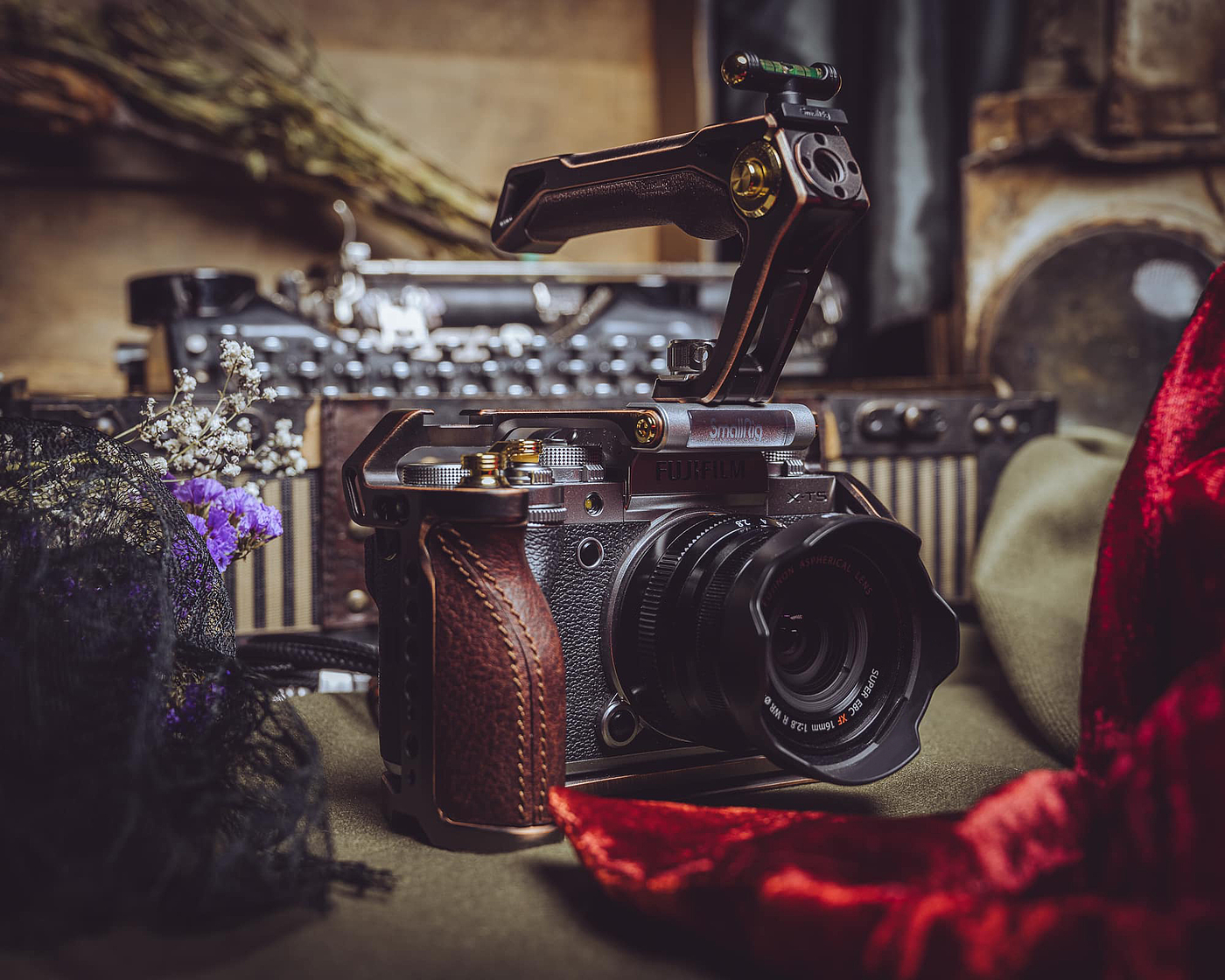 FUJIFILM X-T5，Fuji camera，Steampunk，Rabbit Cage Camera，