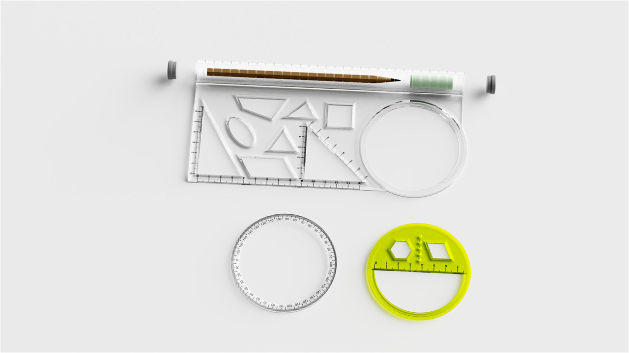 Small medium-high set ruler，Special ruler for Senior high school examination，function drawing ruler，Multi-function set ruler，Geometric drawing ruler，movable set ruler，