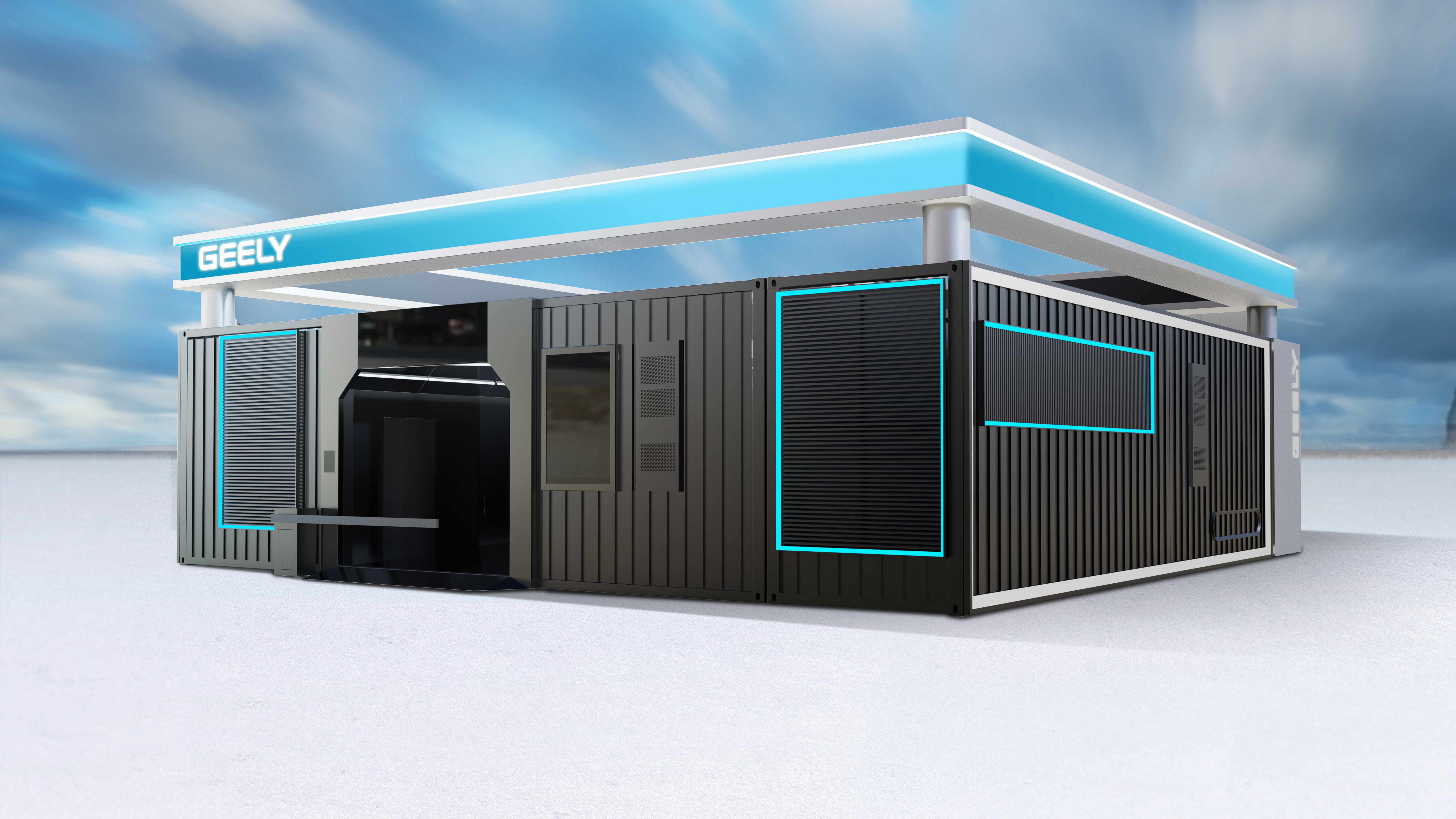 new energy，Change power station，energy supply，