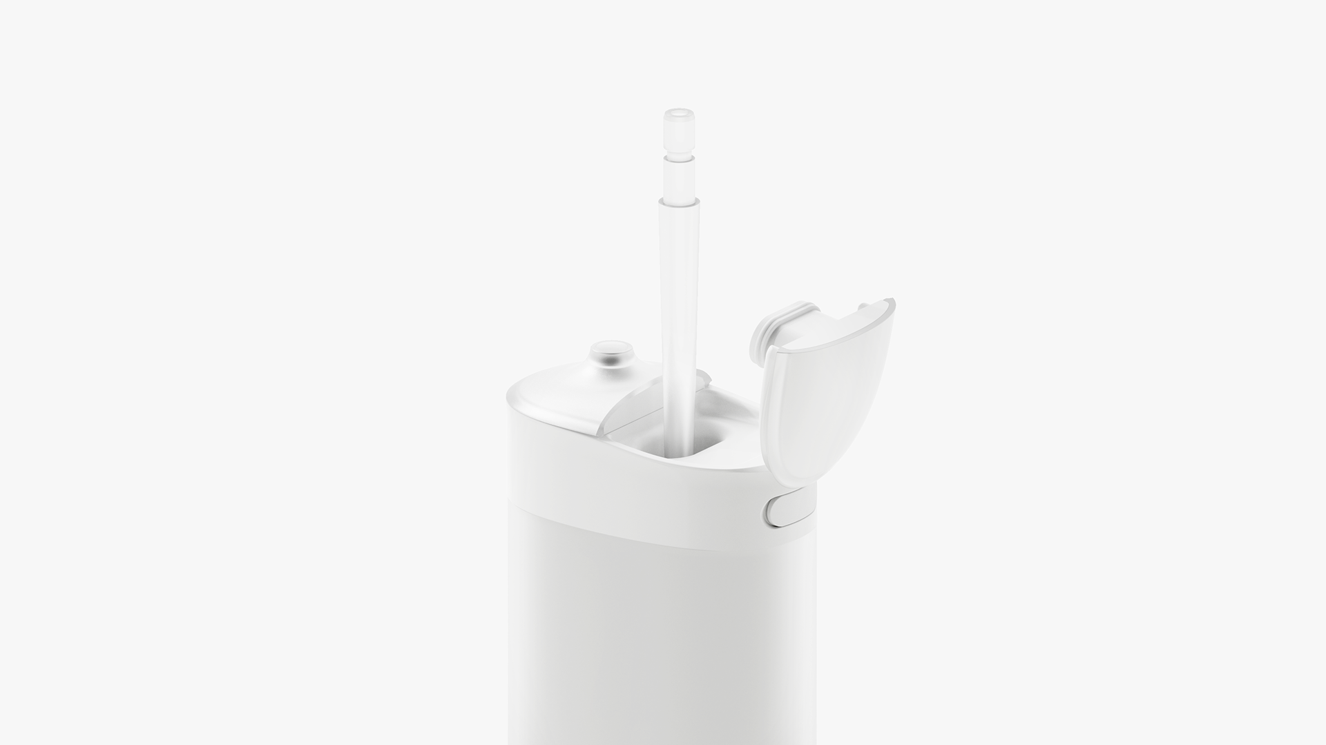 oral irrigator，clean，spiral curve structure，white，