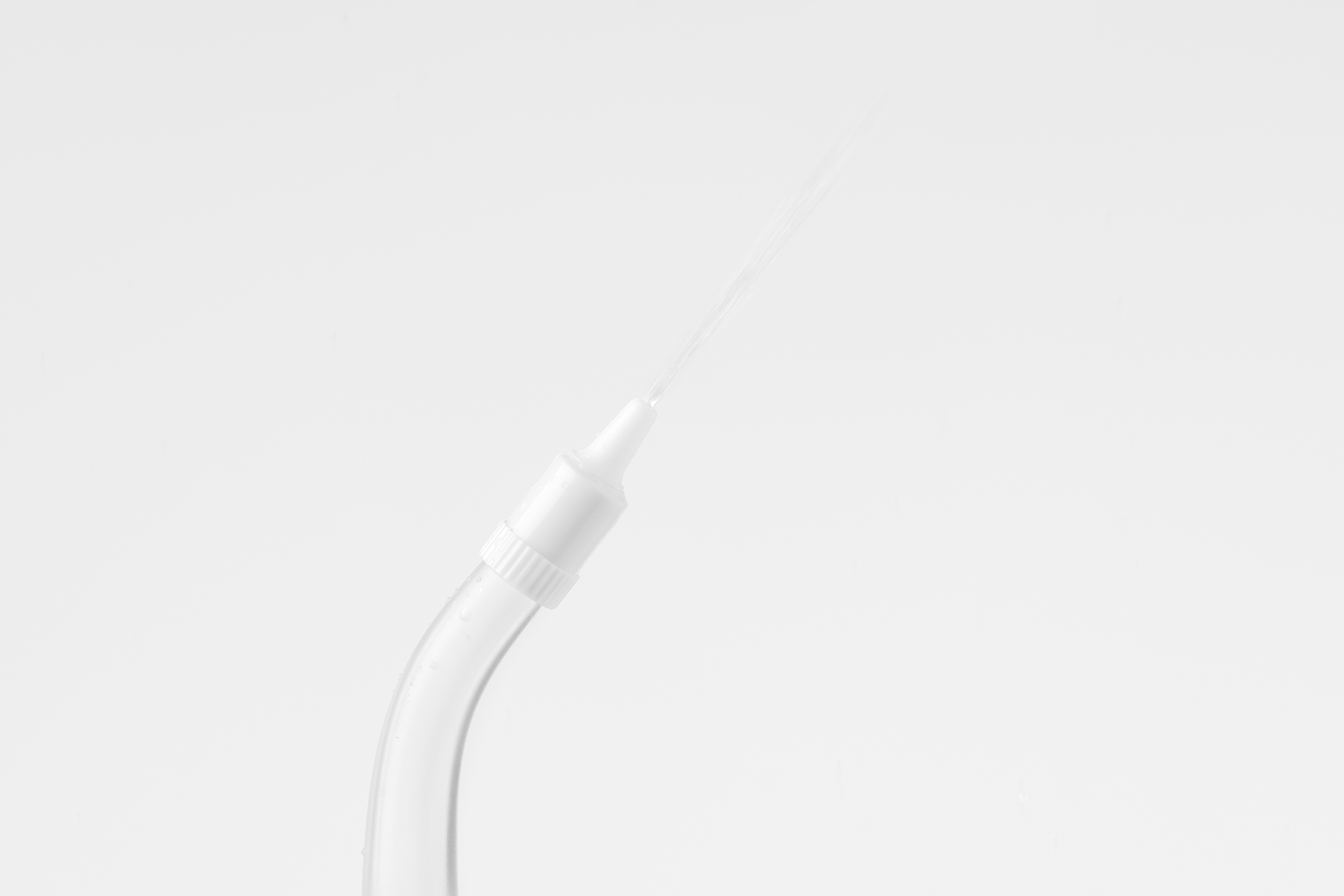 oral irrigator，clean，spiral curve structure，white，