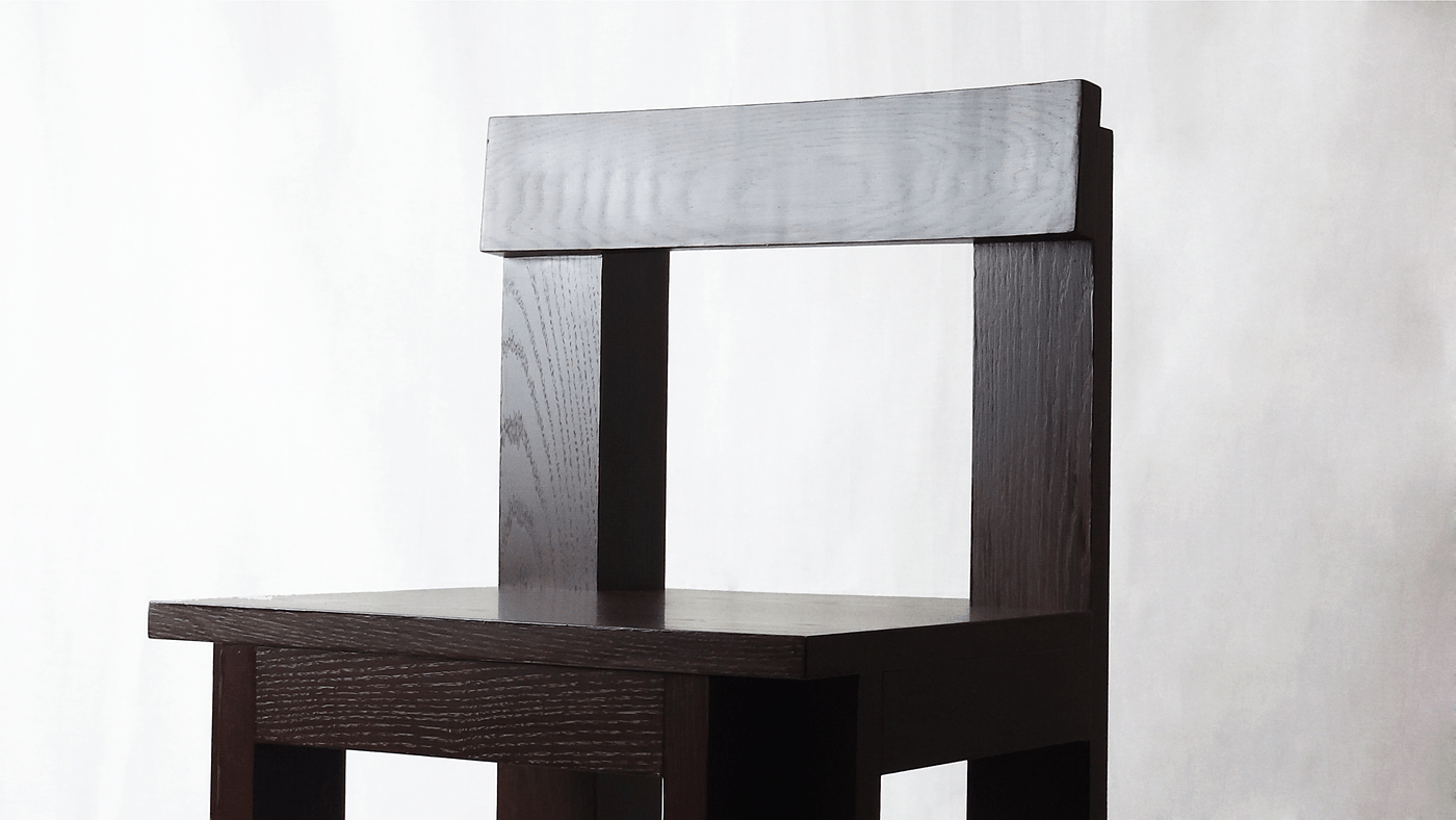 椅子，极简主义，木质，