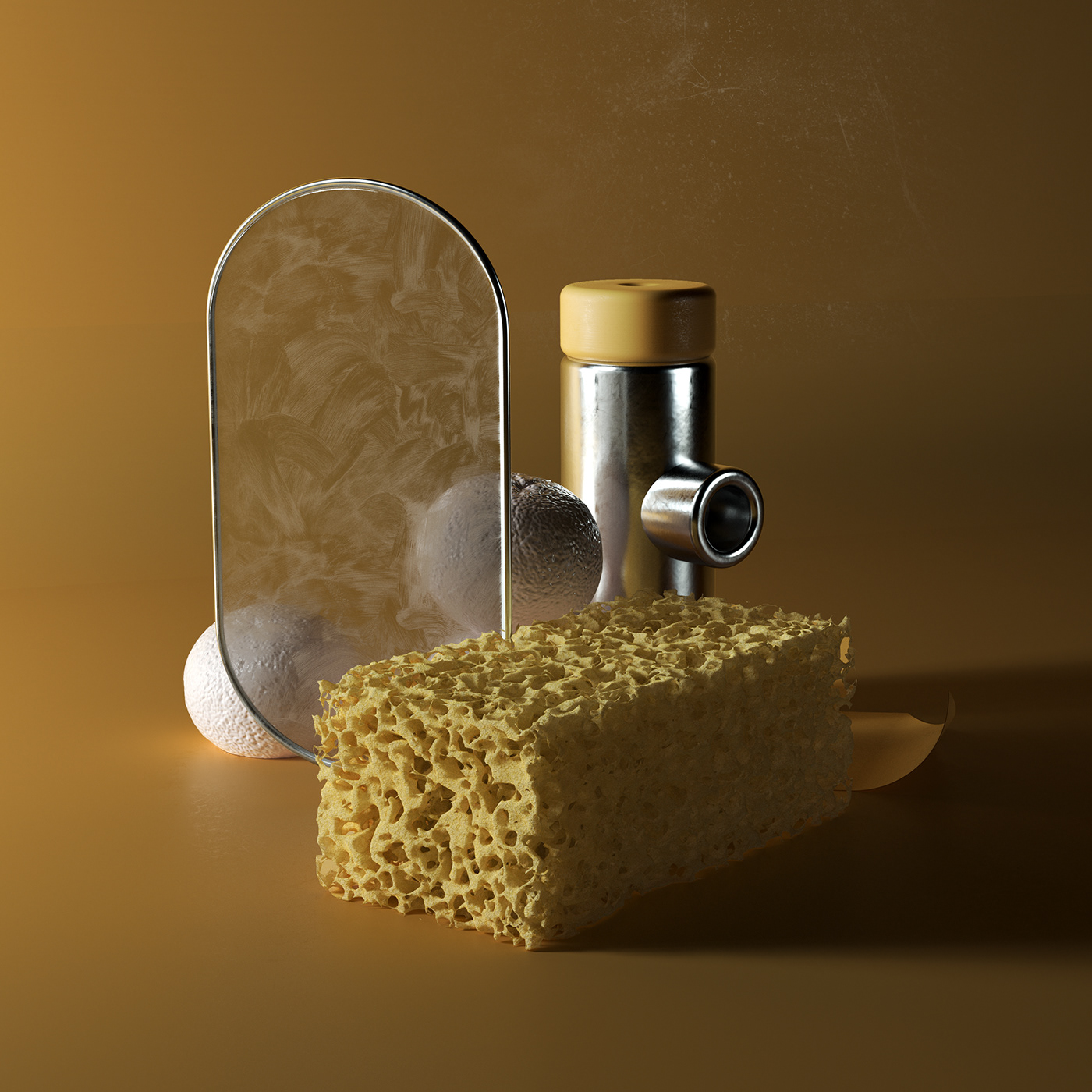 Render，c4d，classical，Gonzalo Miranda，Modern life，