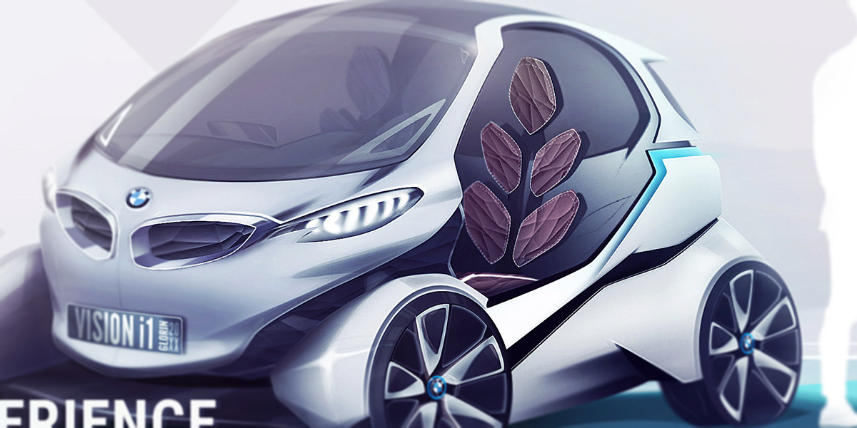 bmw，sketch，audi，Interior design，Projection，