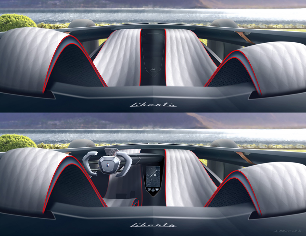 bmw，sketch，audi，Interior design，Projection，