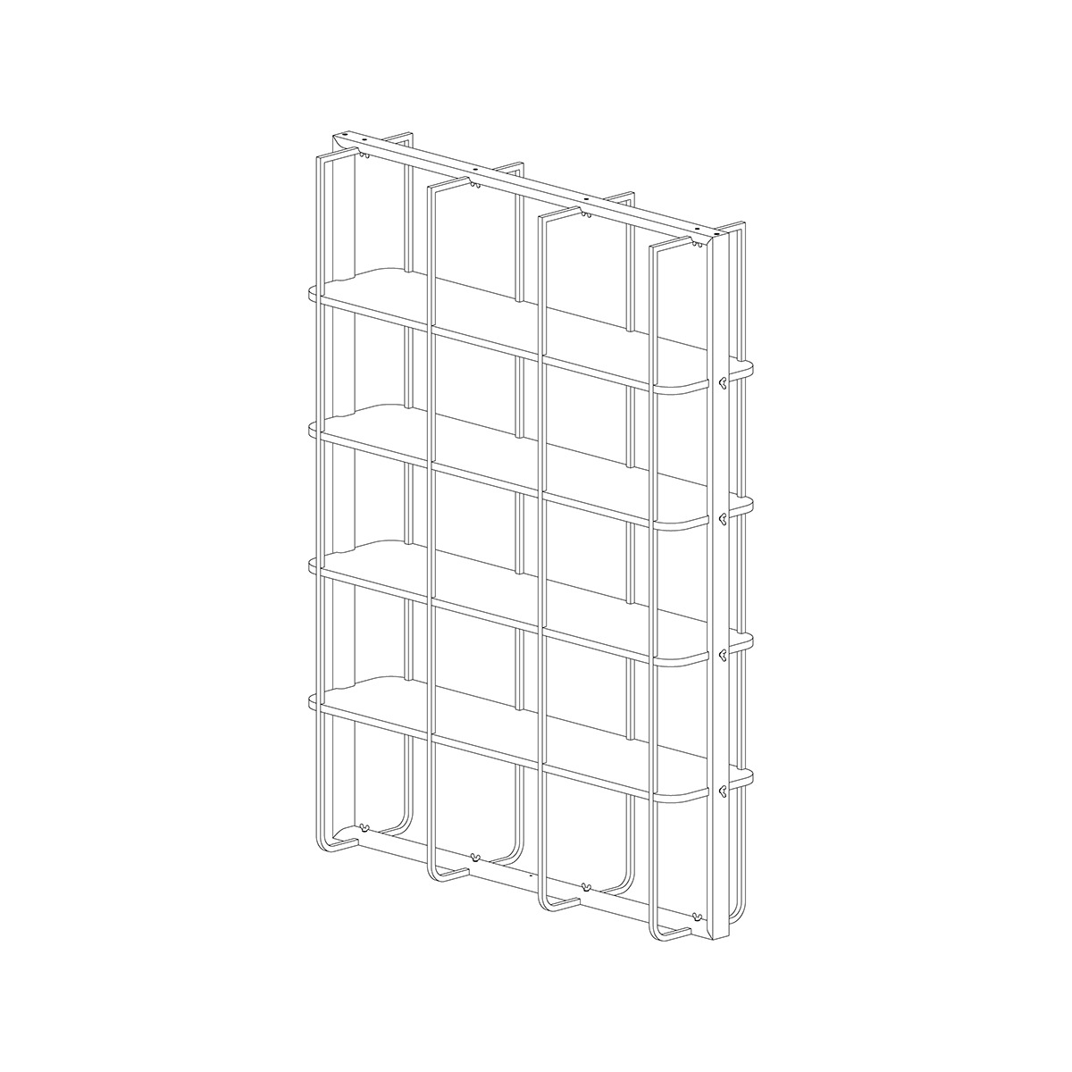 HIZA，furniture，Storage rack，goods shelves，