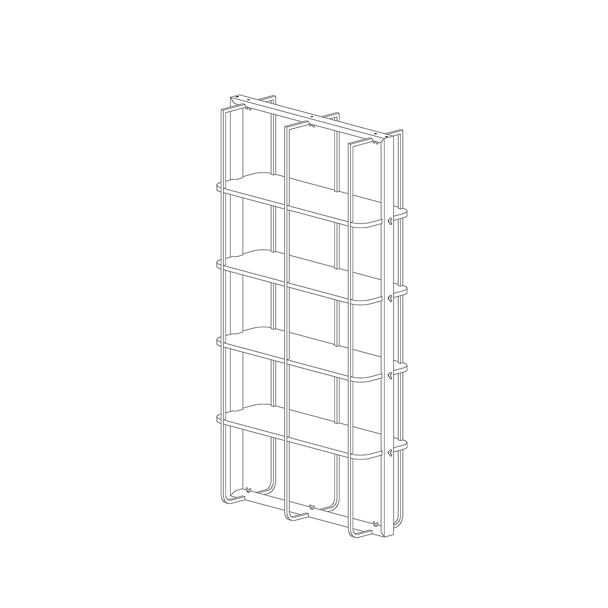 HIZA，furniture，Storage rack，goods shelves，