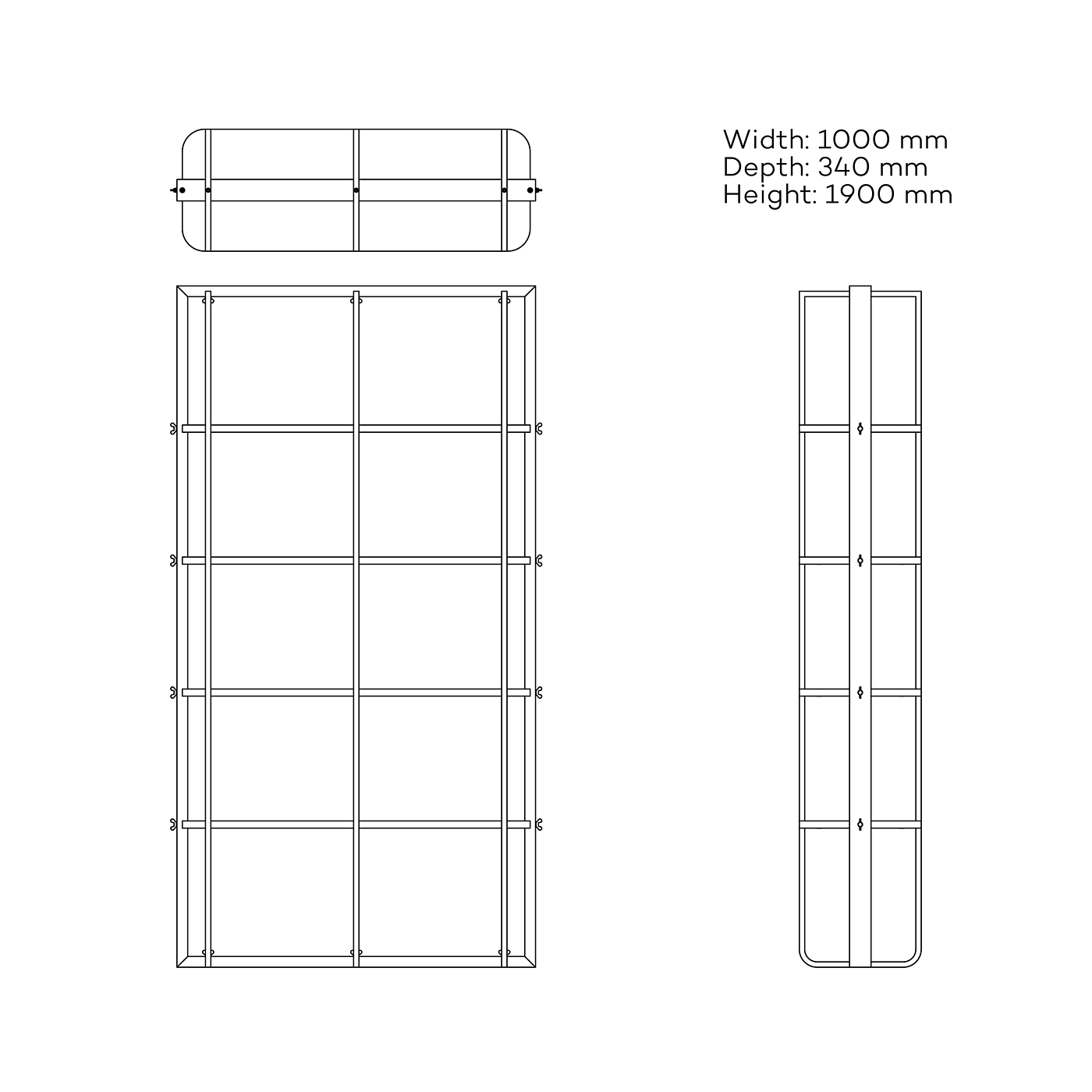 HIZA，furniture，Storage rack，goods shelves，