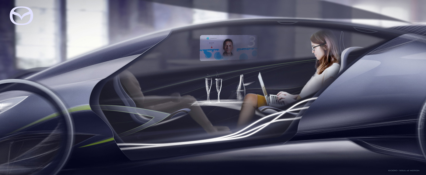 bmw，sketch，audi，Interior design，Projection，