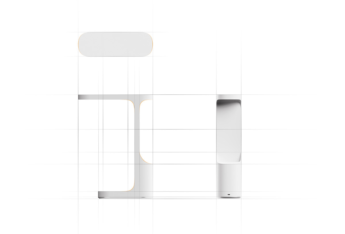 Desk lamp，small home appliances，originality，STAMP，