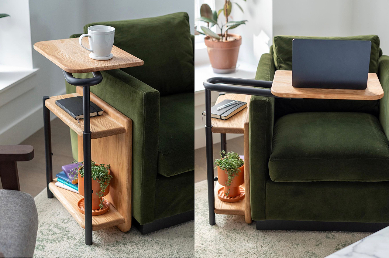 家具，创意，可调节边桌，桌子，