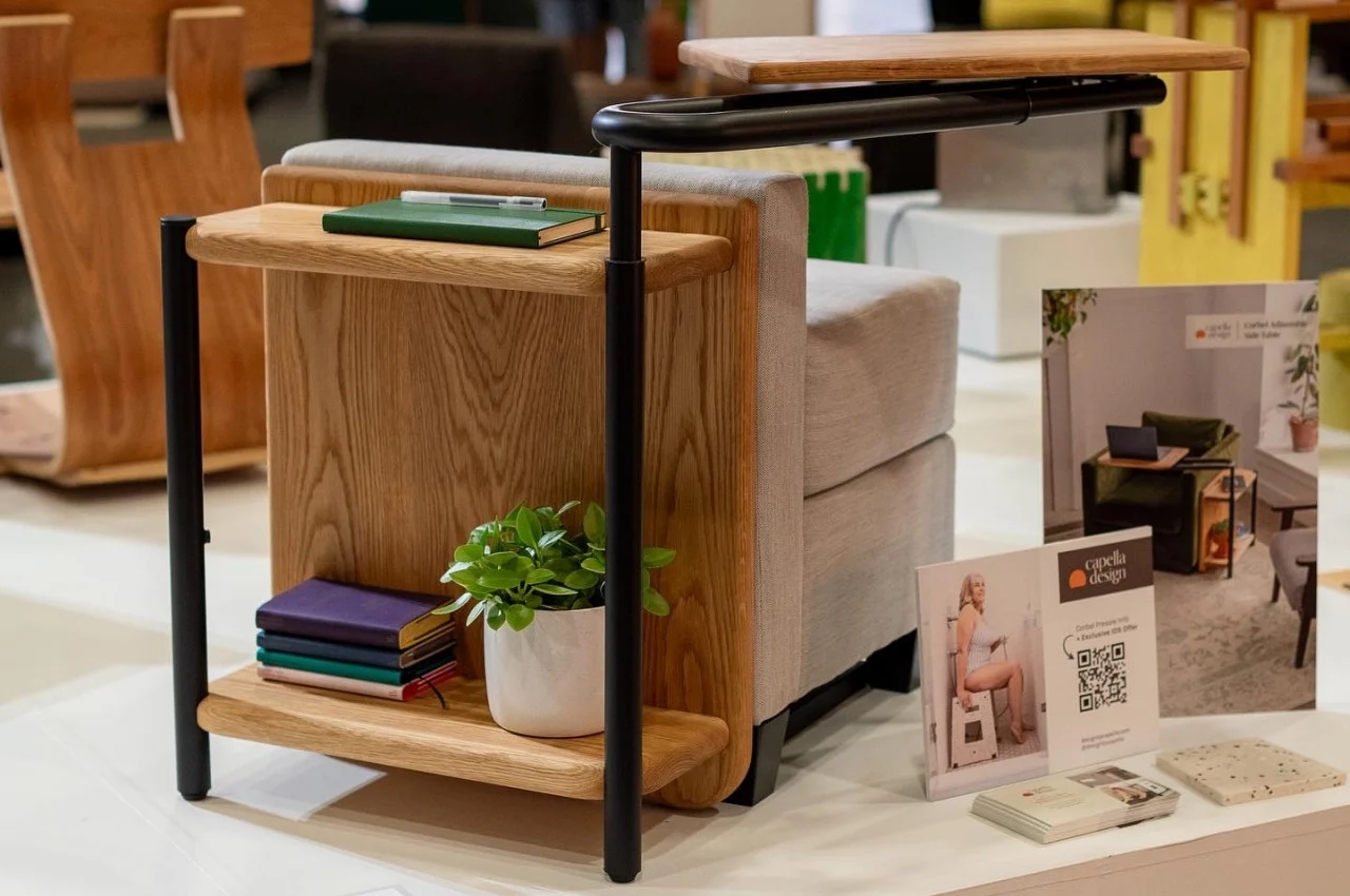 furniture，originality，Adjustable Side Table，Table，