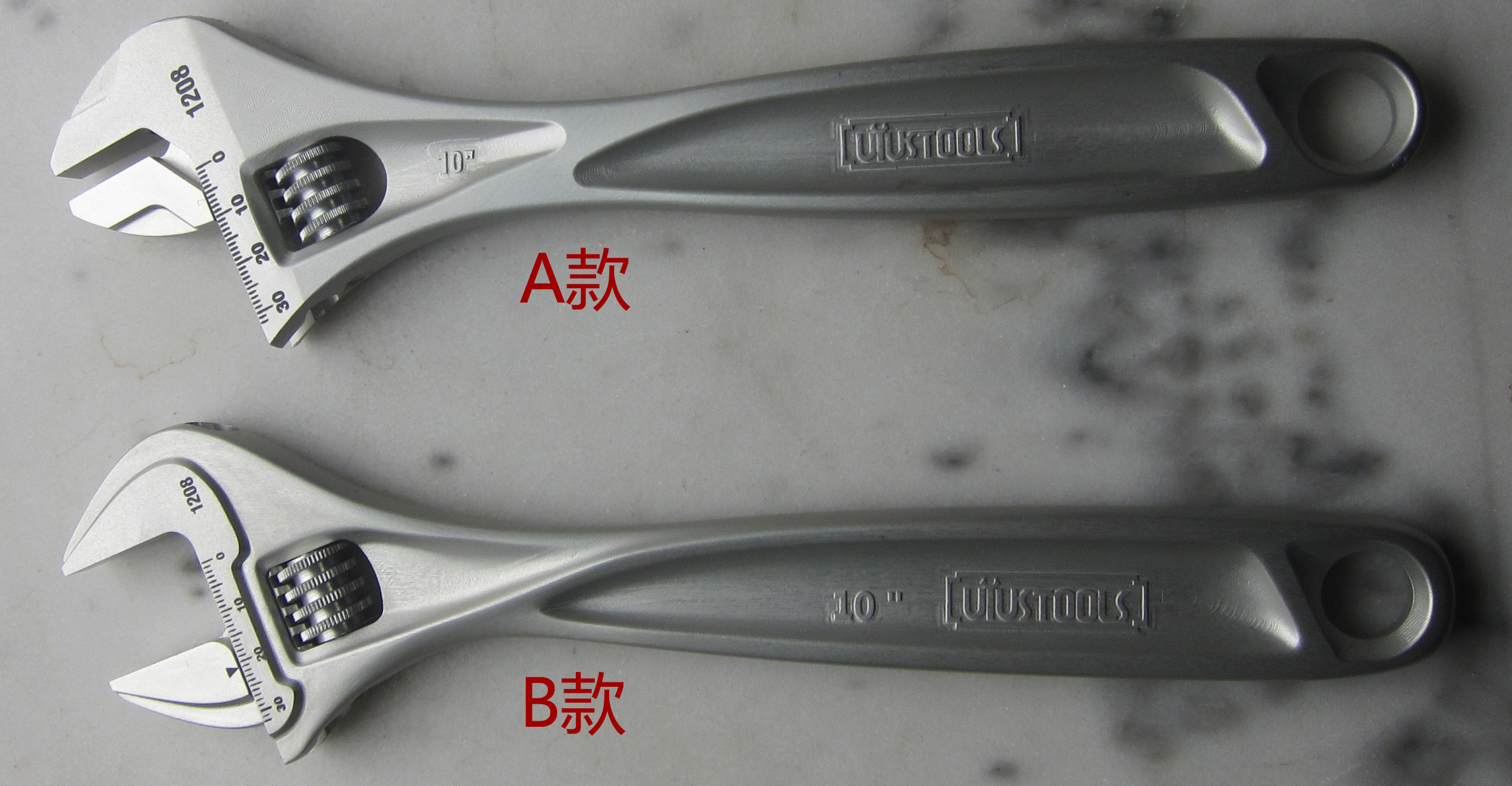 Adjustable wrench, hand tool design, tool design，
