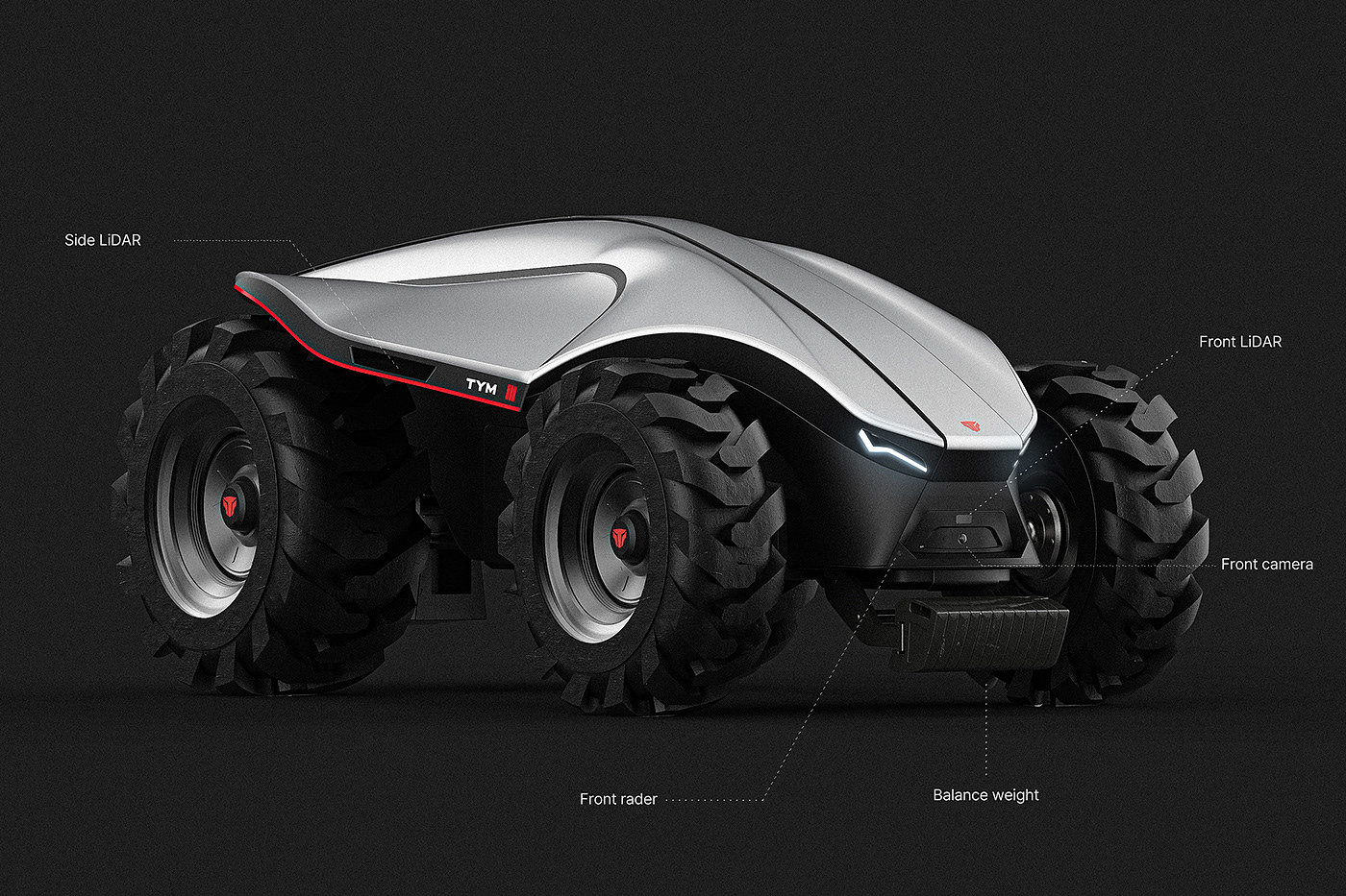拖拉机，工业设计，汽车，概念，Project Valor，