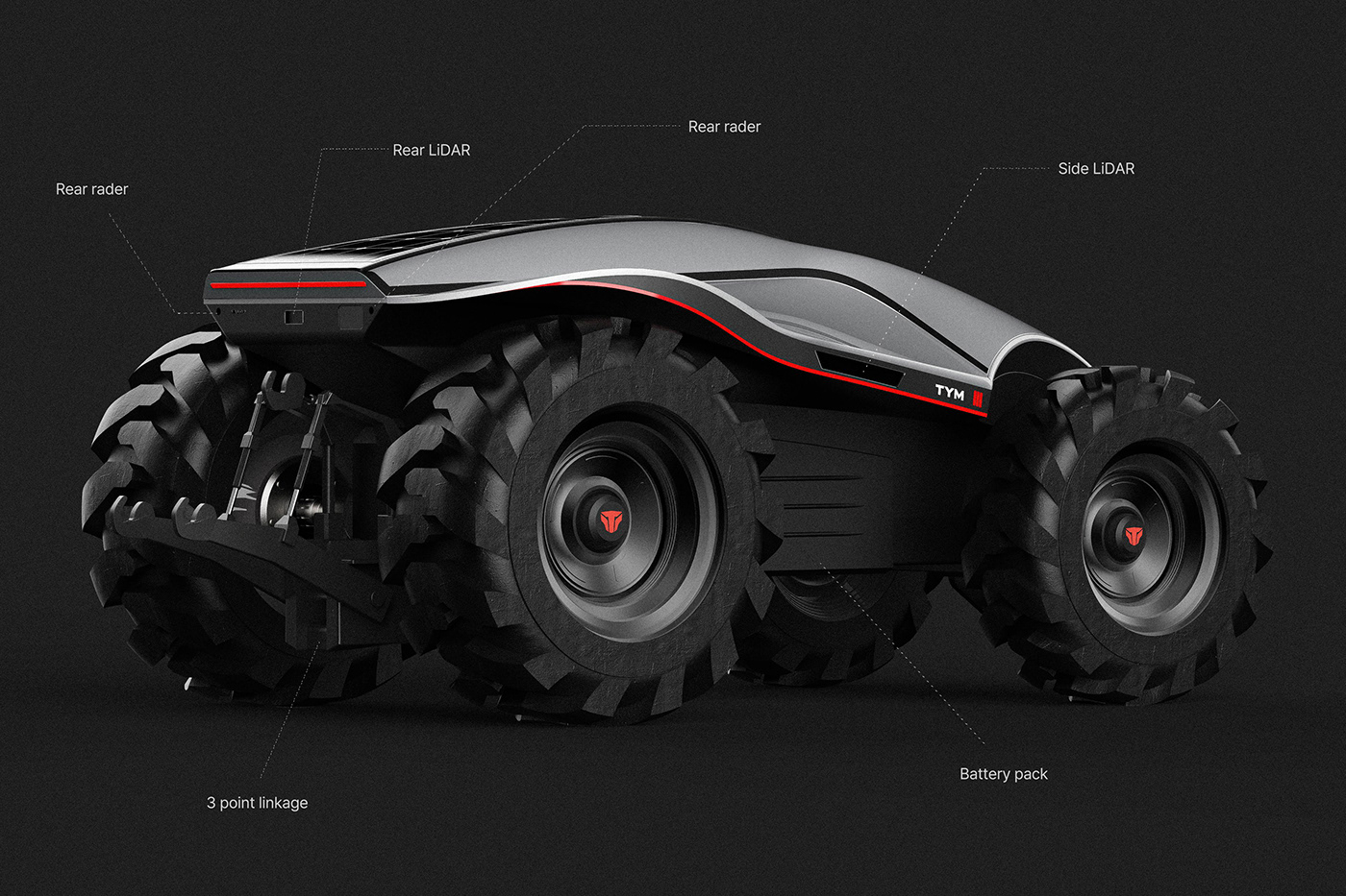 Tractor，industrial design，automobile，concept，Project Valor，