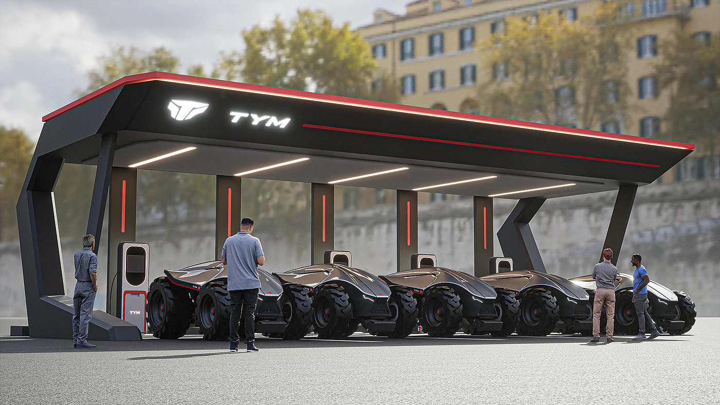 Tractor，industrial design，automobile，concept，Project Valor，