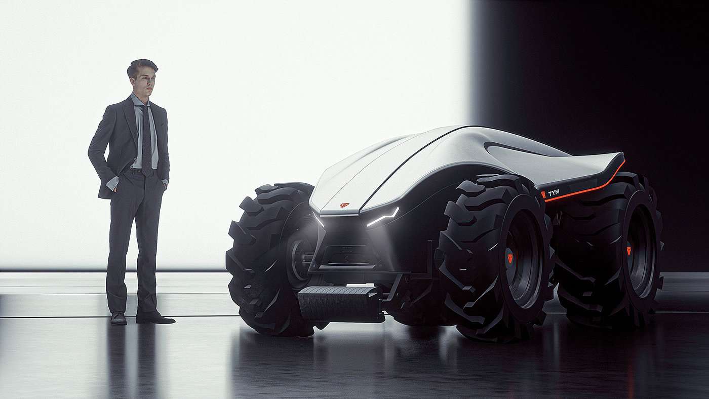 Tractor，industrial design，automobile，concept，Project Valor，