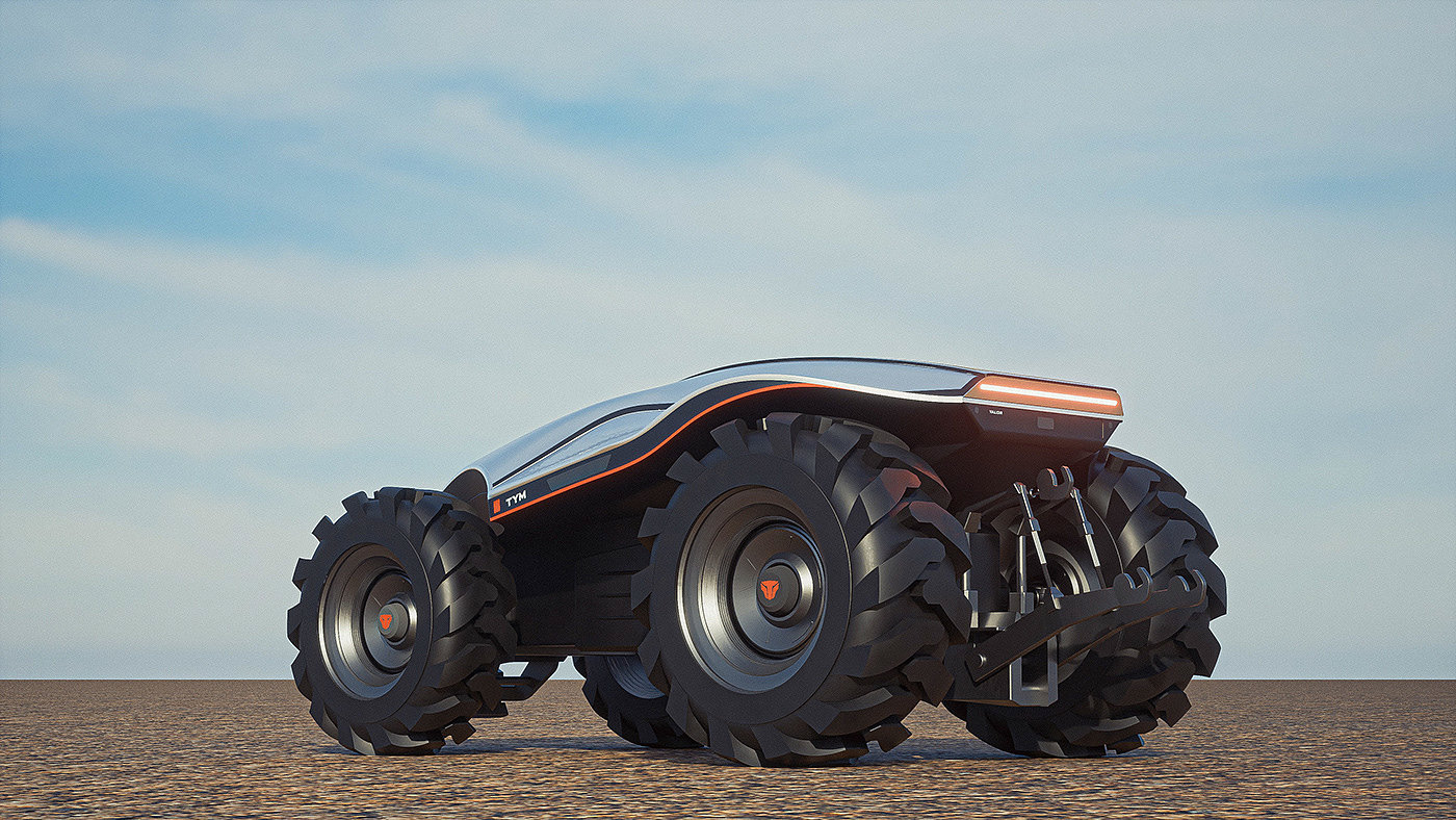 Tractor，industrial design，automobile，concept，Project Valor，