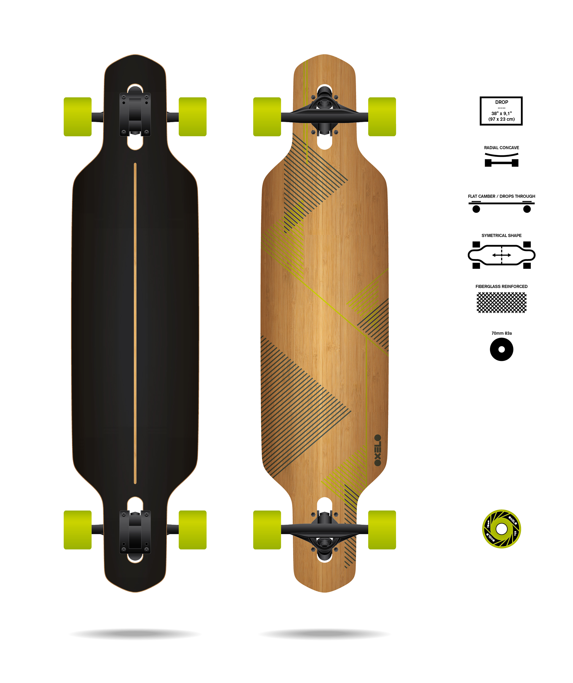 OXELO，Skate，woodiness，product design，