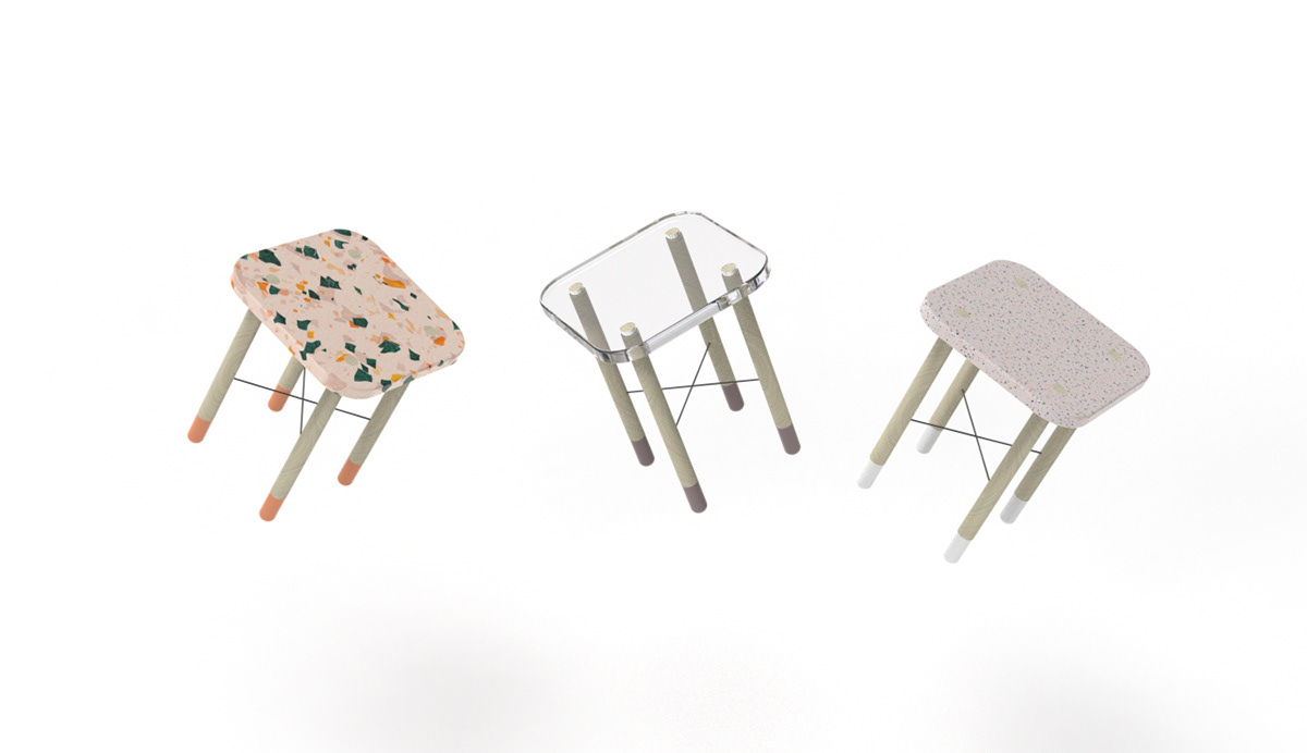 product design，woodiness，environment protection，Terrazzo，sustainable，
