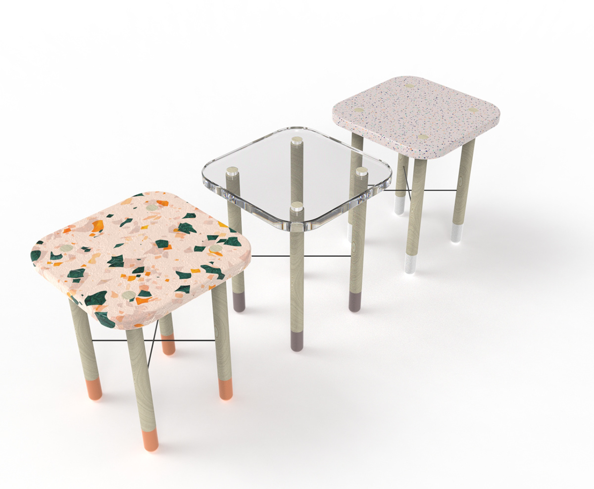 product design，woodiness，environment protection，Terrazzo，sustainable，