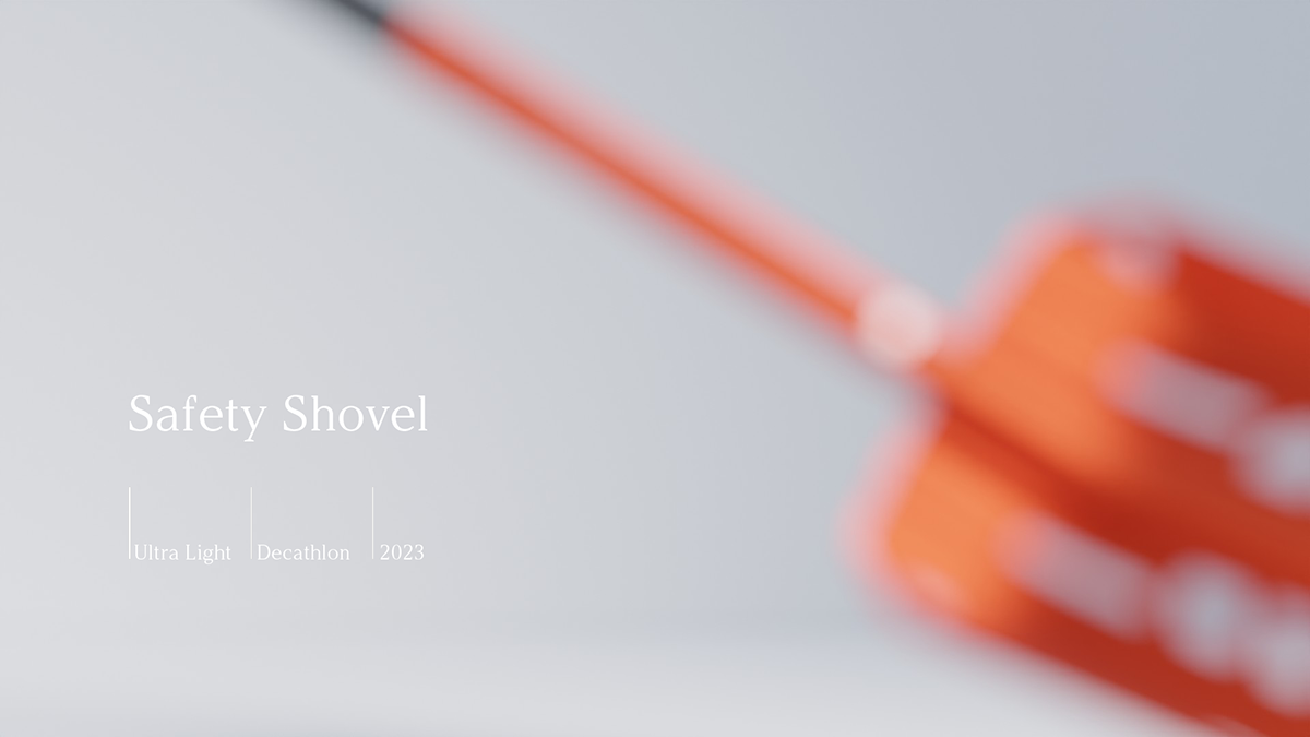 Rescue Shovel，product design，avalanche，winter sports，