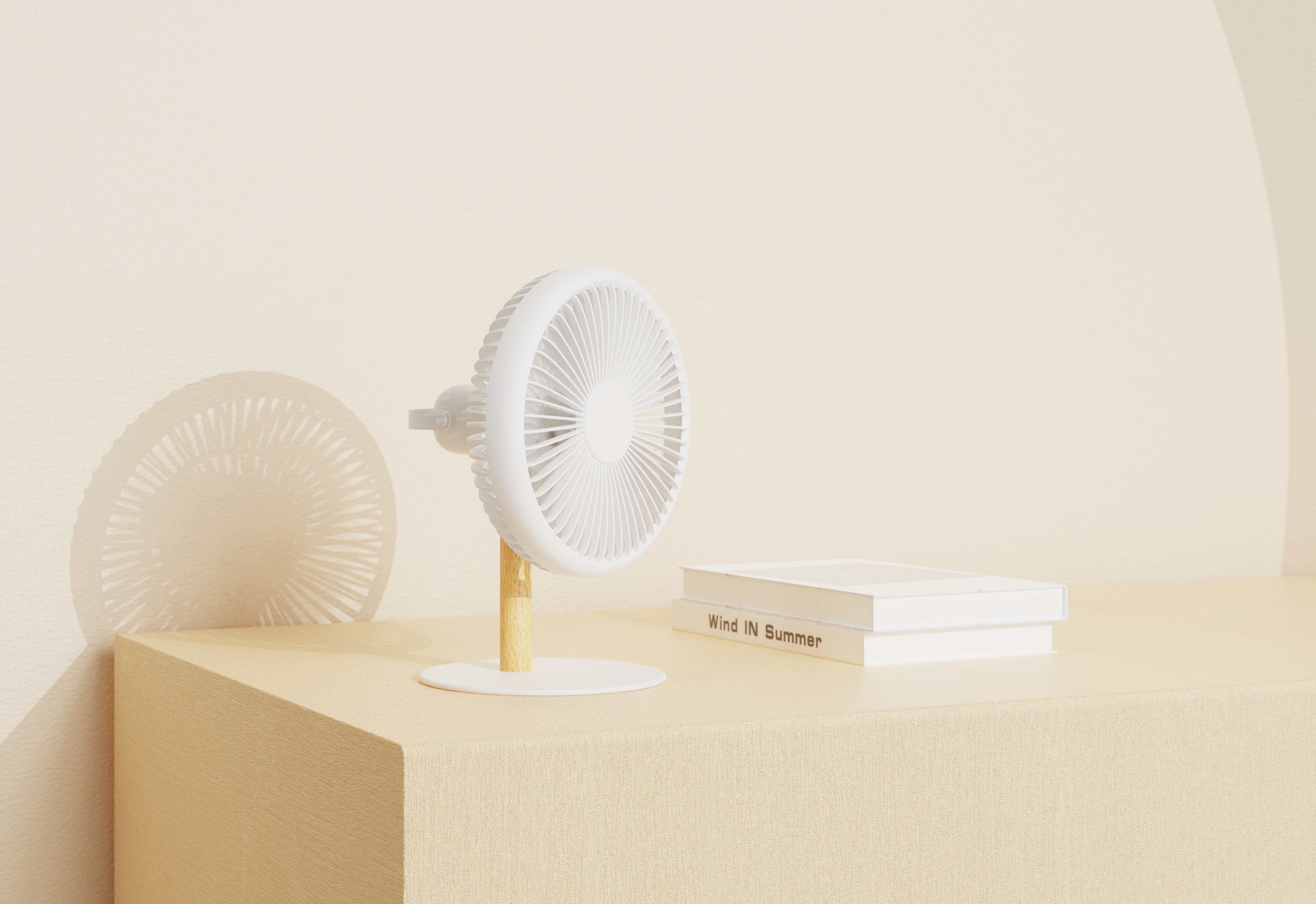 Desktop fan，Log wind，Slim Design ，multi-function，Night light function，Summer artifact，Tripod Fan，Camping Artifact，
