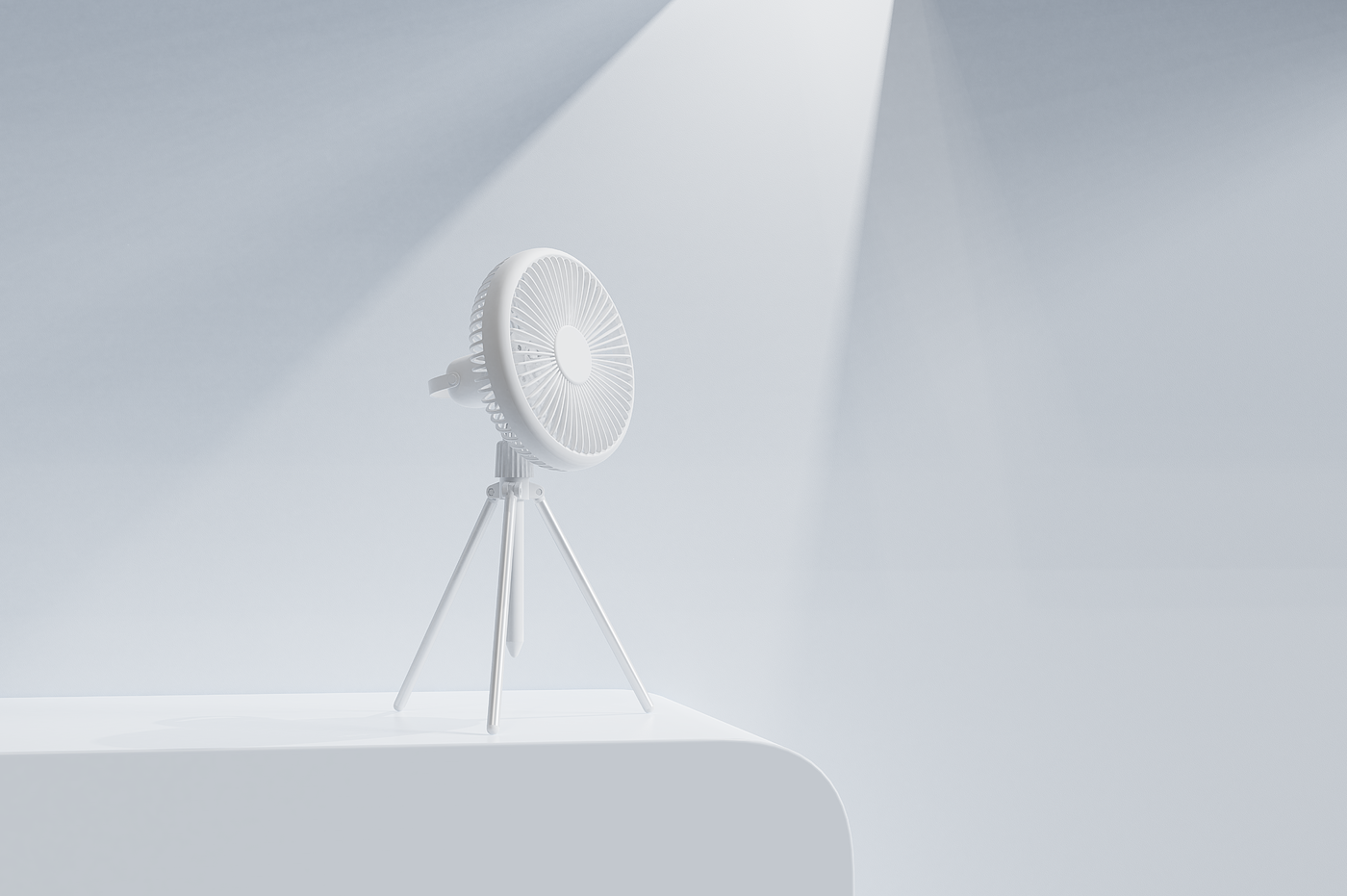 Desktop fan，Log wind，Slim Design ，multi-function，Night light function，Summer artifact，Tripod Fan，Camping Artifact，