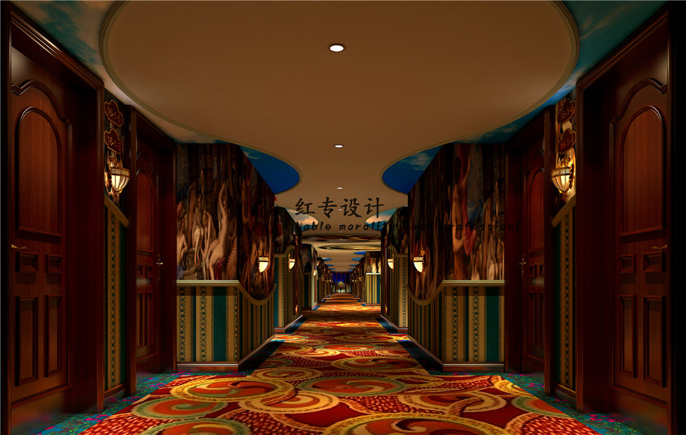 Theme hotel design，Hotel Design，Chengdu Hongzhuan，