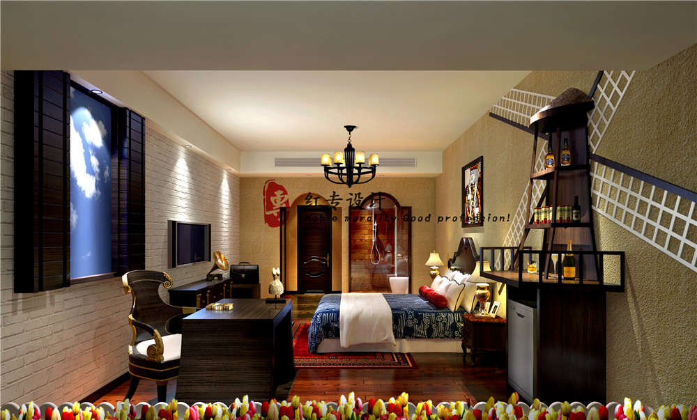 Theme hotel design，Hotel Design，Chengdu Hongzhuan，