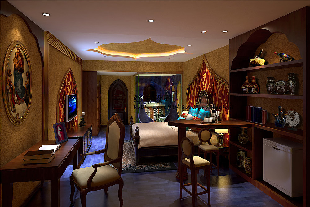 Theme hotel design，Hotel Design，Chengdu Hongzhuan，