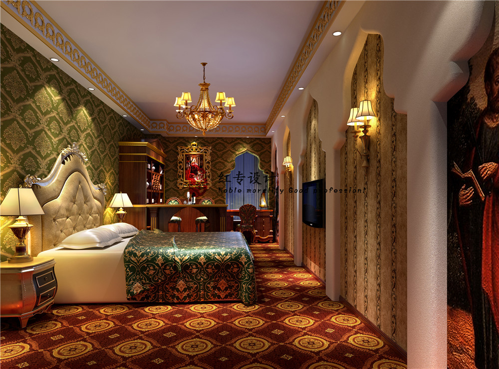 Theme hotel design，Hotel Design，Chengdu Hongzhuan，
